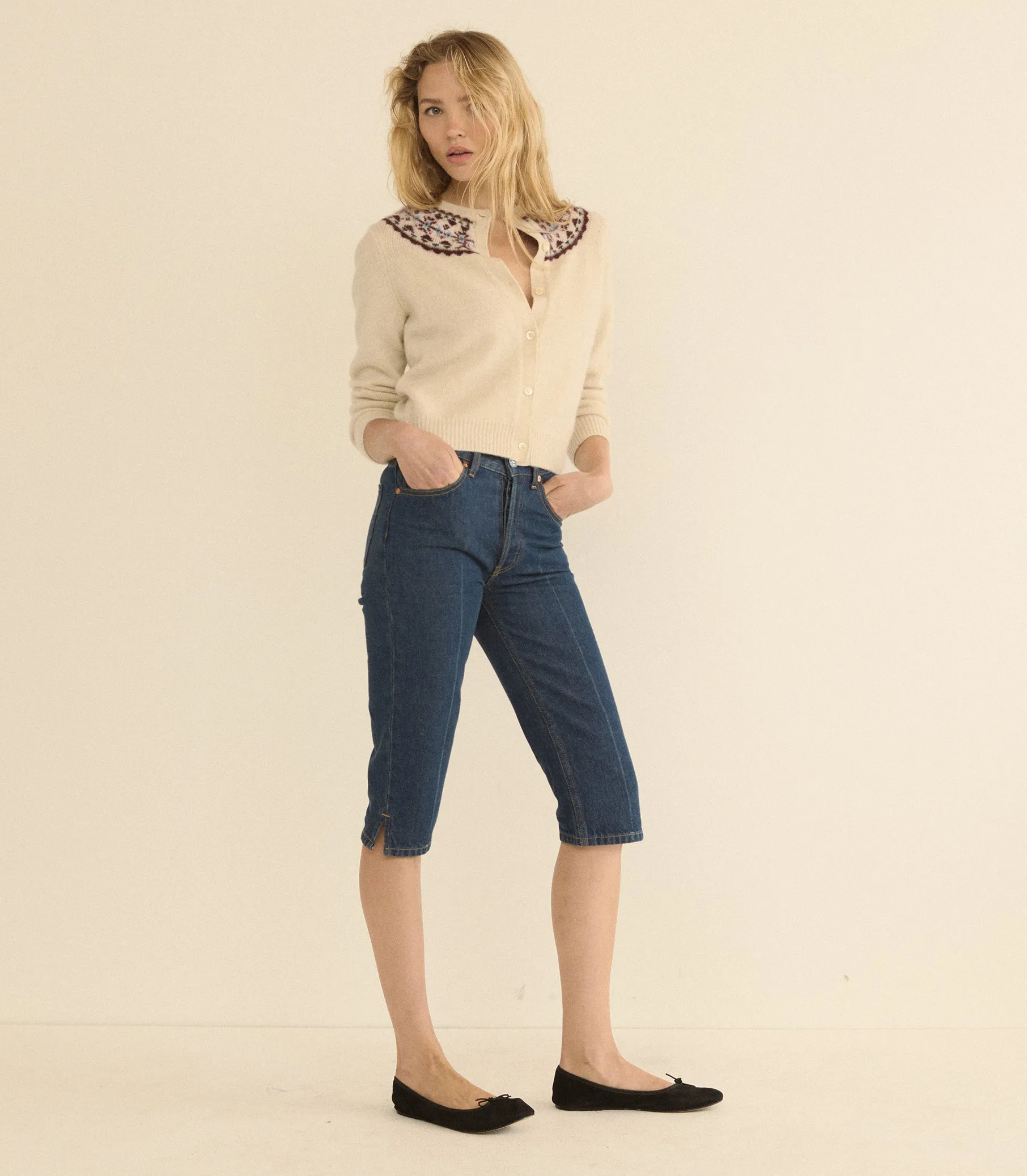 OLYMPE CASHMERE CARDIGAN -- COTTAGE sold by Doen product image thumbnail 2