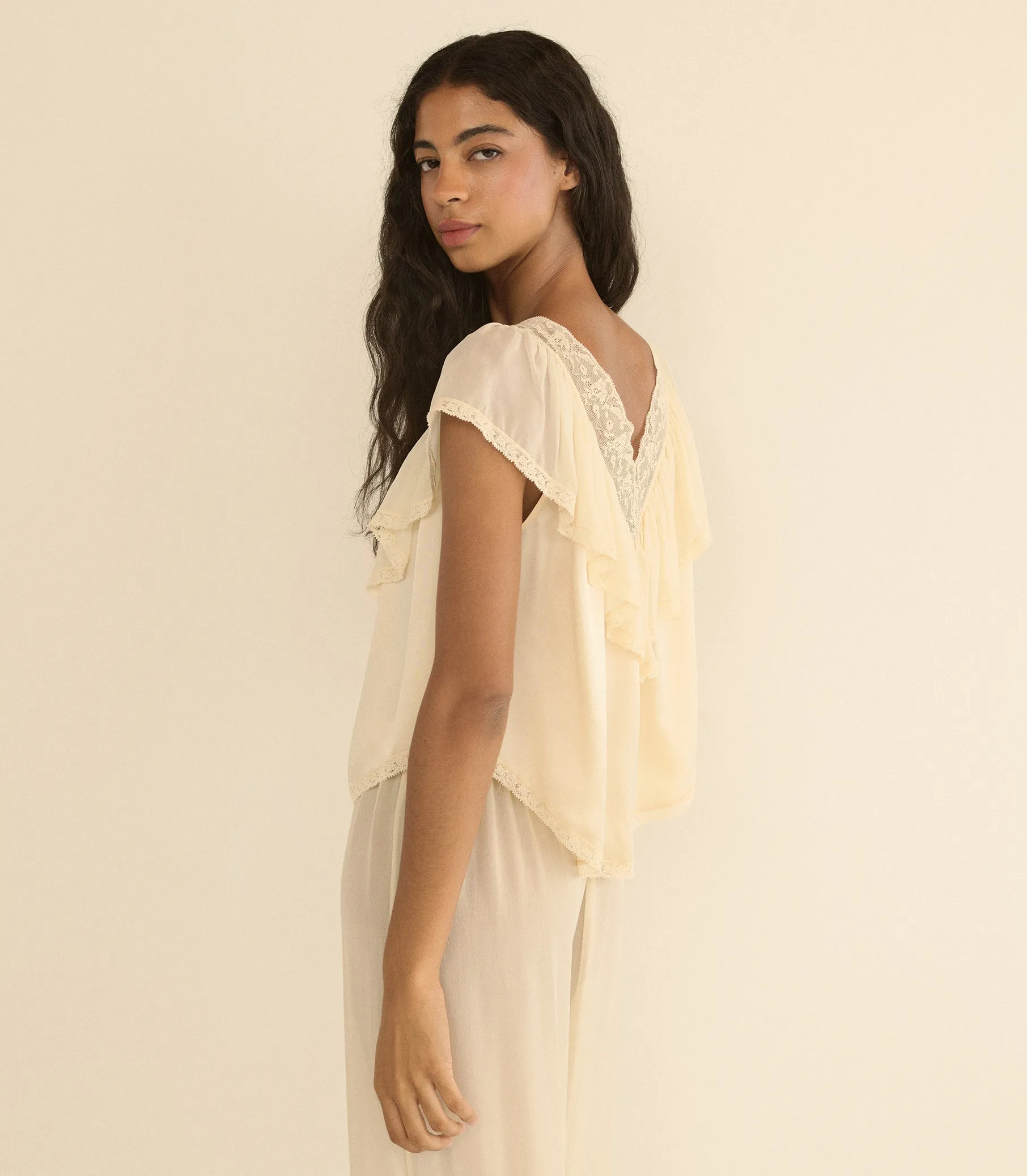 YADIRA TOP -- CANDLELIGHT sold by Doen product image thumbnail 5