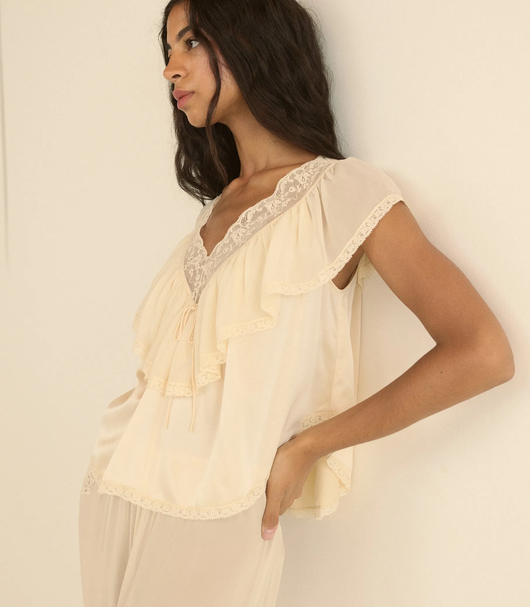 YADIRA TOP -- CANDLELIGHT sold by Doen product image thumbnail 3
