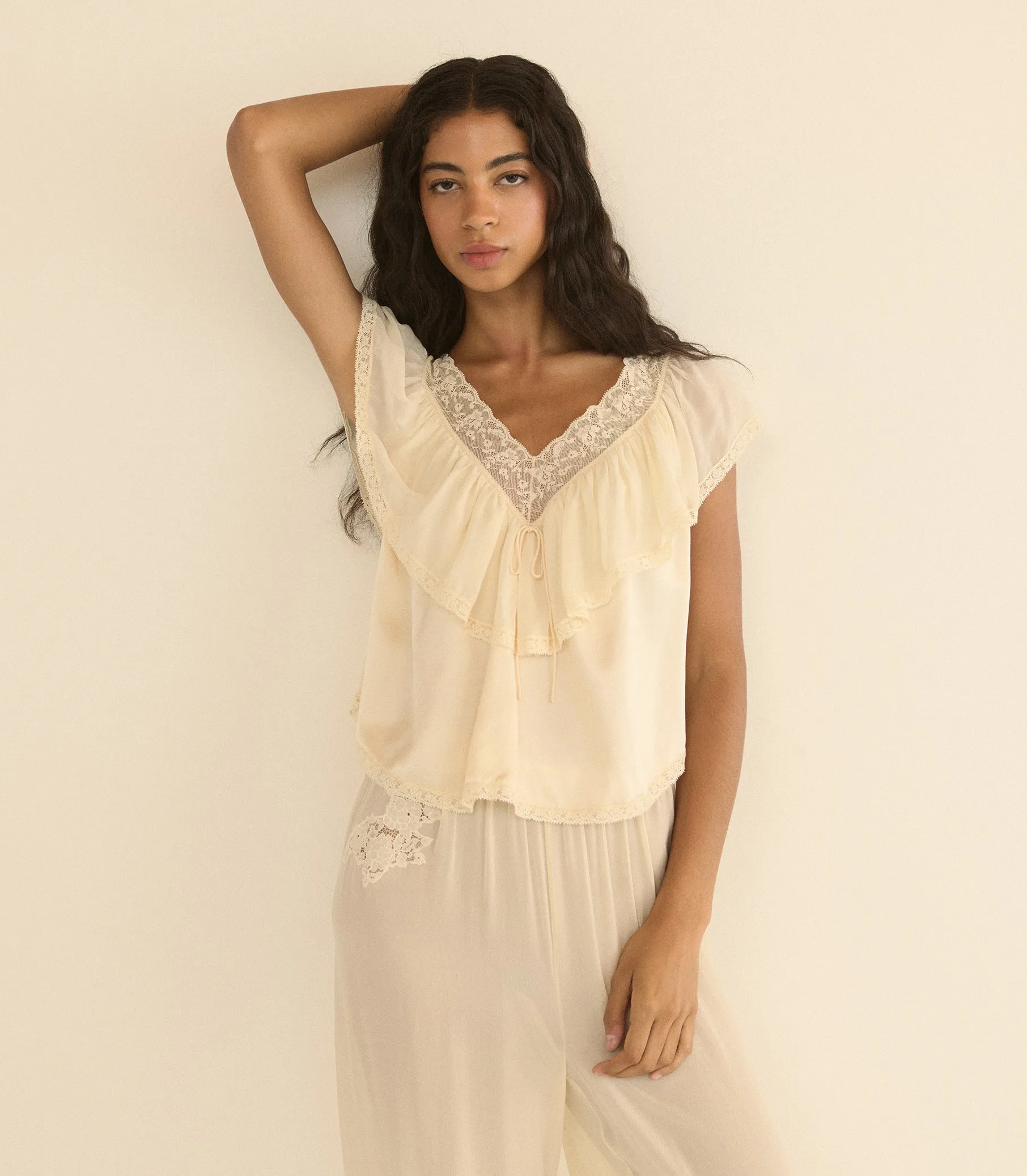 YADIRA TOP -- CANDLELIGHT sold by Doen product image thumbnail 4