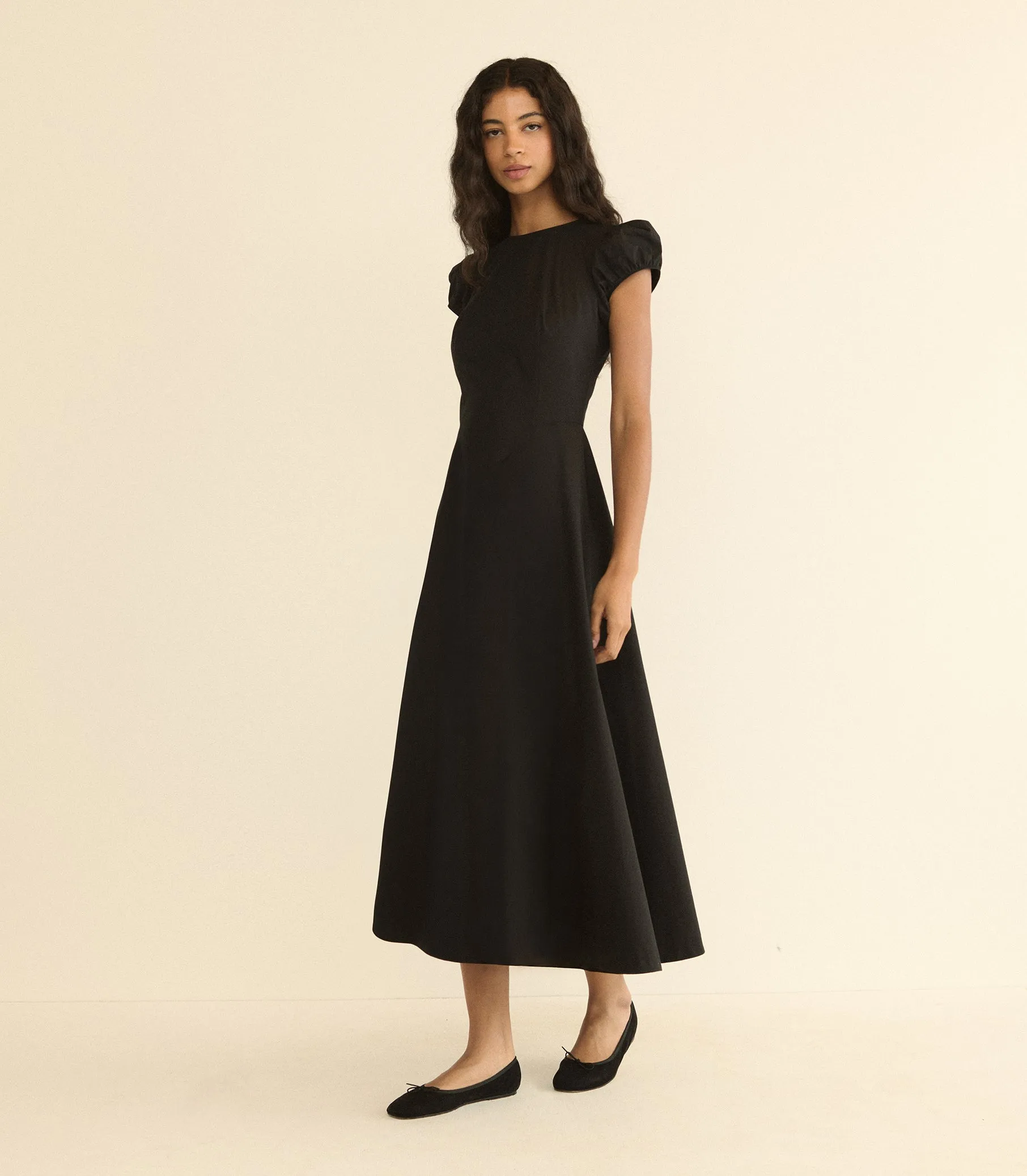 RIVELLE DRESS -- BLACK sold by Doen