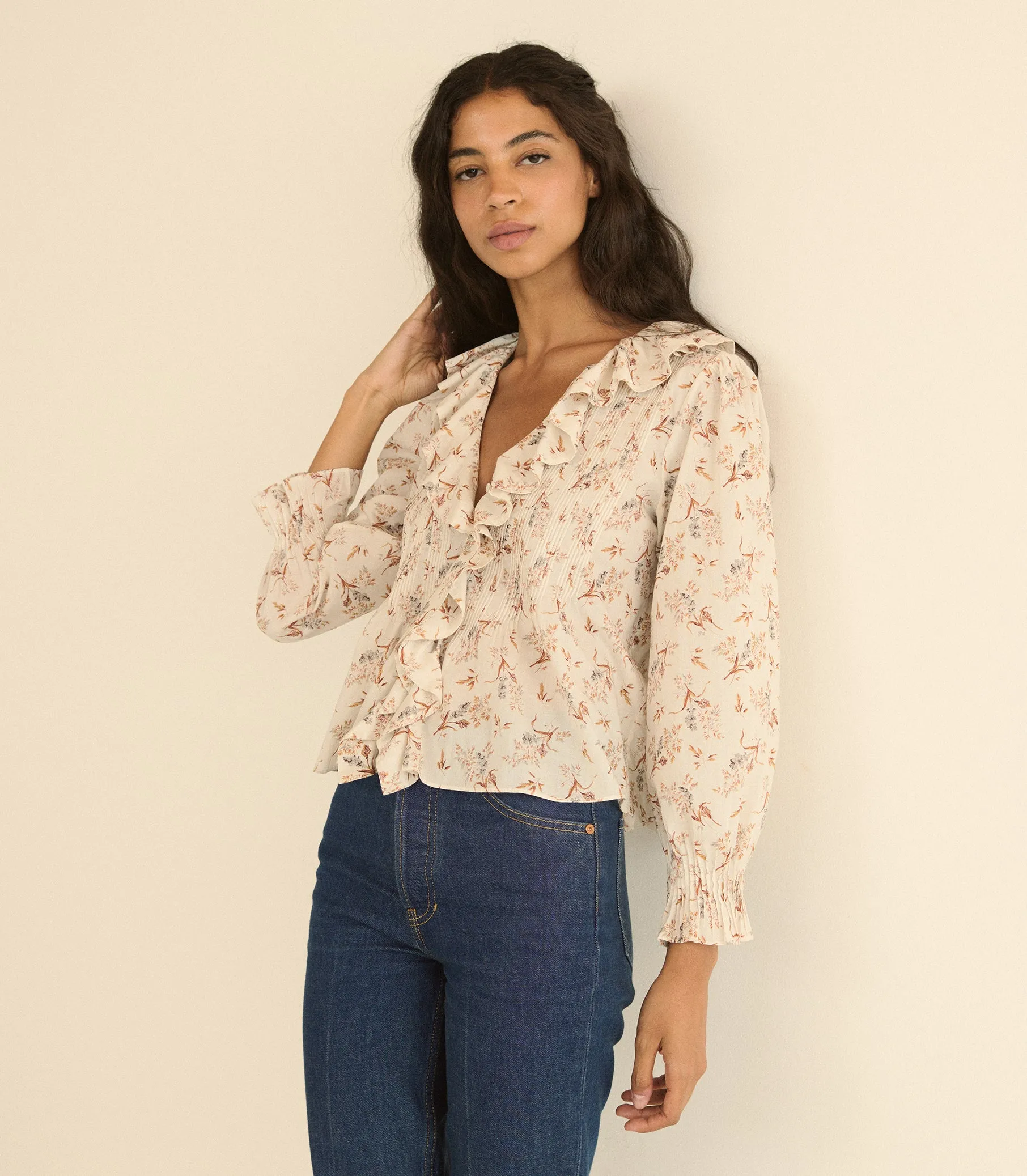 HARDY TOP -- CRÈME WINDSWEPT MEADOW sold by Doen product image thumbnail 4