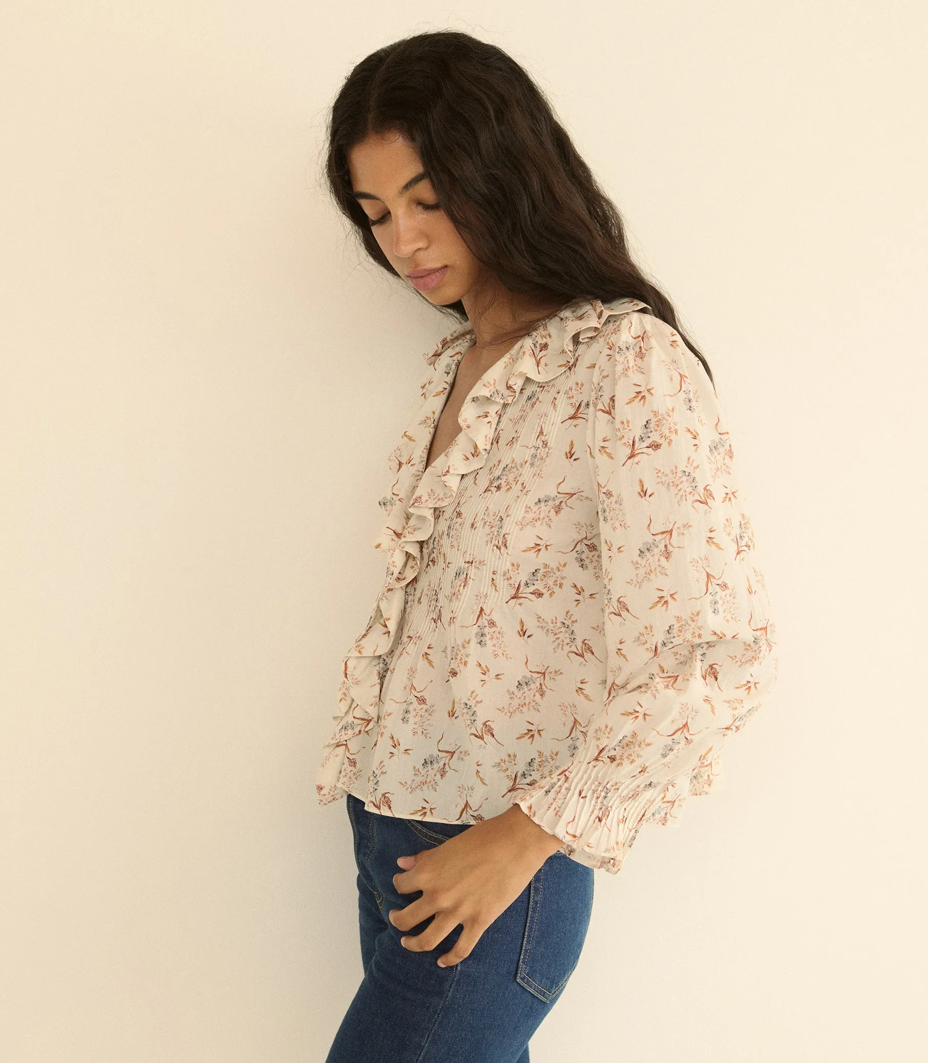HARDY TOP -- CRÈME WINDSWEPT MEADOW sold by Doen product image thumbnail 5