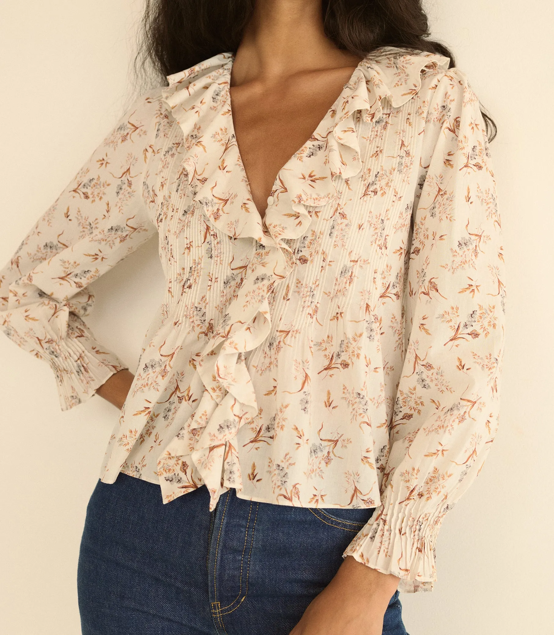 HARDY TOP -- CRÈME WINDSWEPT MEADOW sold by Doen product image thumbnail 3