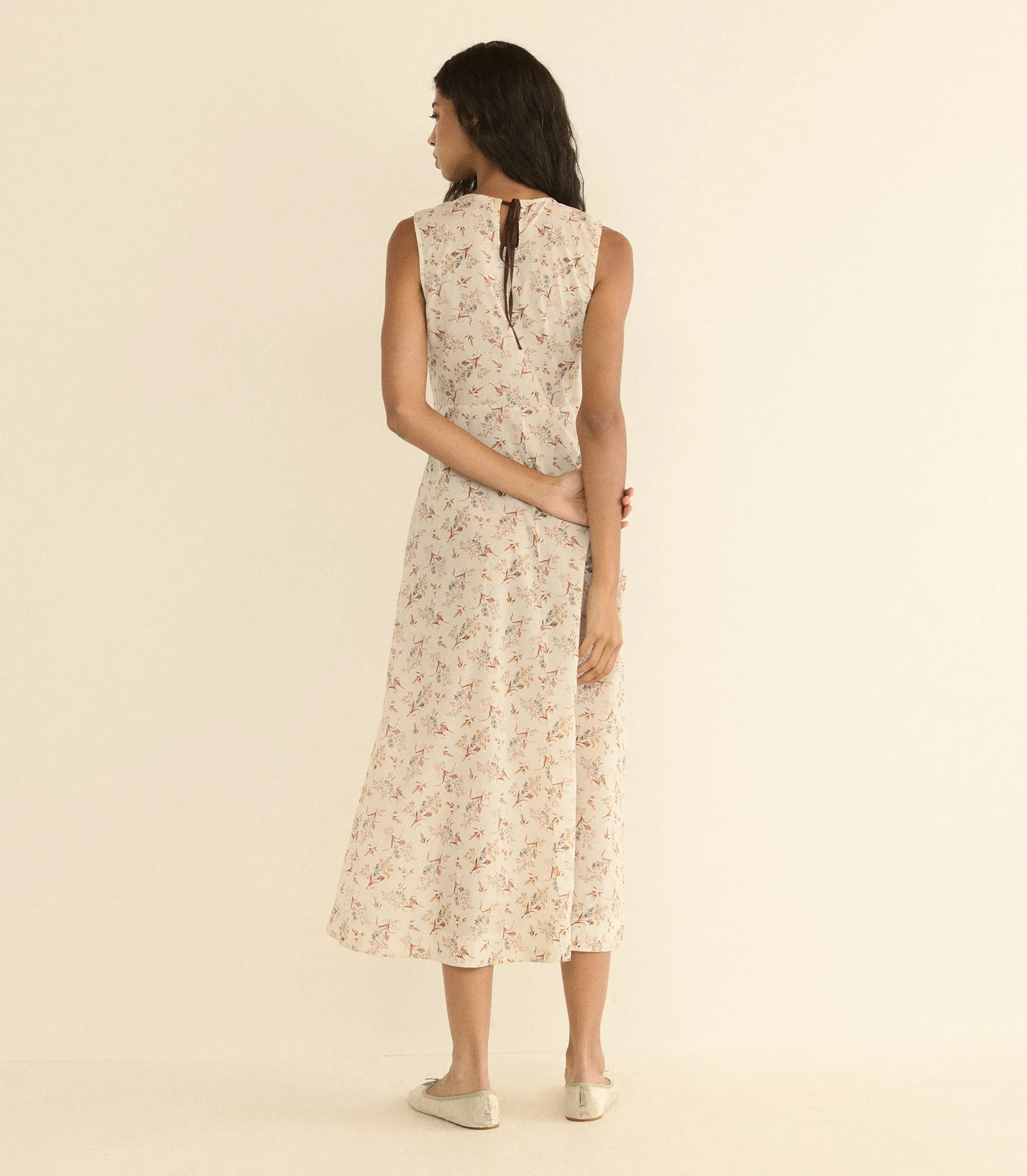 RIONA DRESS -- CRÈME WINDSWEPT MEADOW sold by Doen product image thumbnail 4