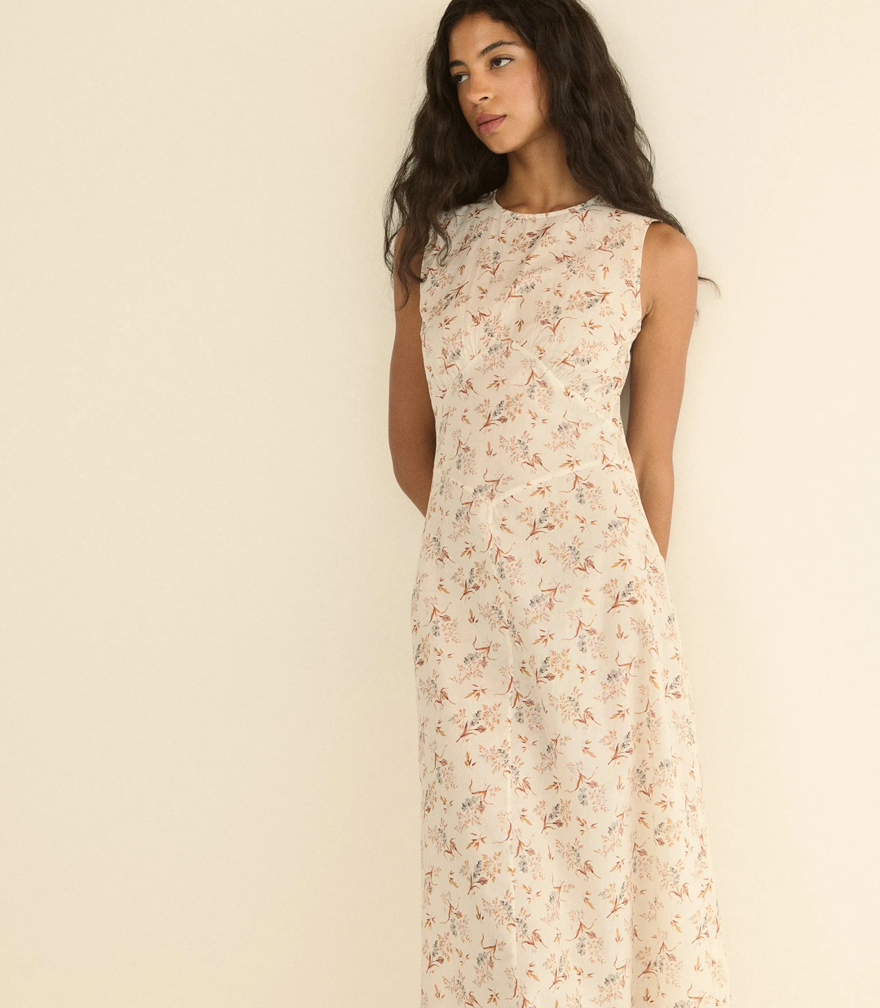 RIONA DRESS -- CRÈME WINDSWEPT MEADOW sold by Doen product image thumbnail 2