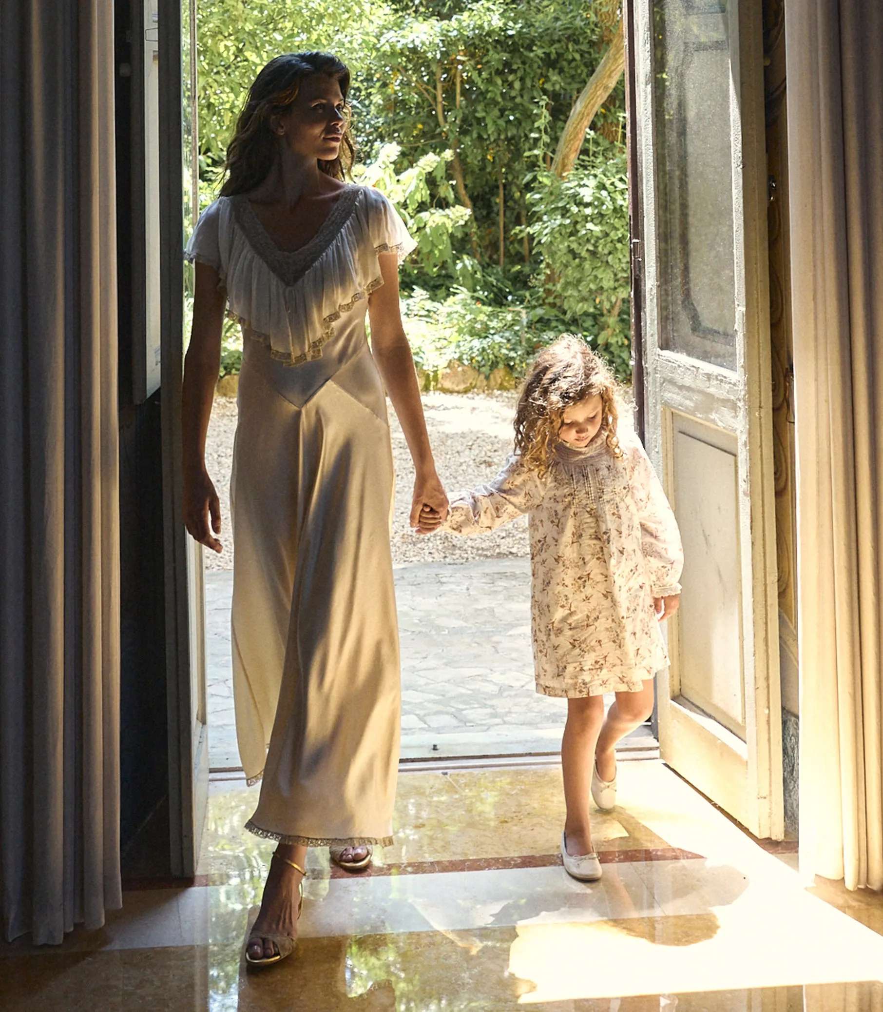 LILIA DRESS -- CRÈME WINDSWEPT MEADOW sold by Doen product image thumbnail 3