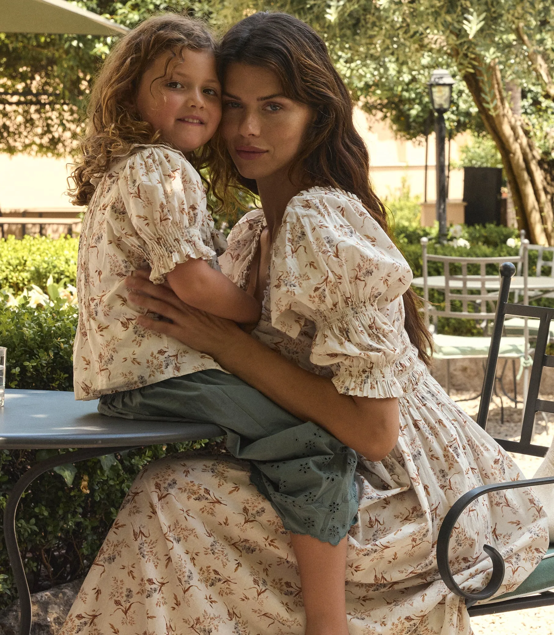 ISCHIA DRESS -- CRÈME WINDSWEPT MEADOW sold by Doen product image thumbnail 3
