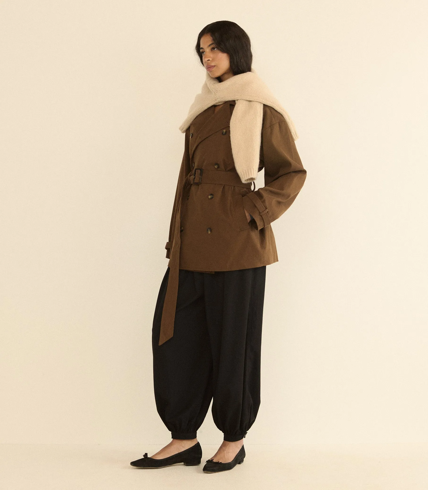 WOLFE TRENCH -- LICHEN sold by Doen product image thumbnail 5