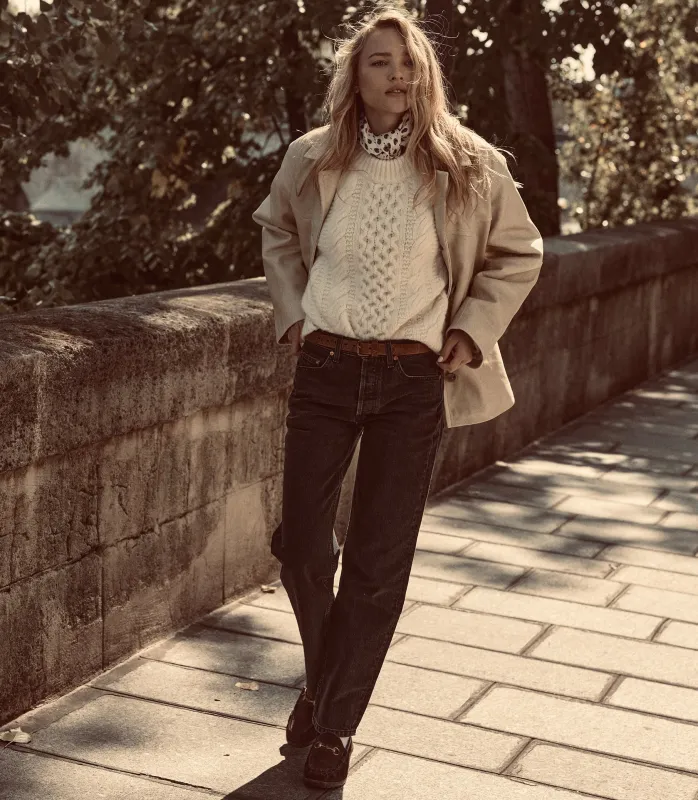 MILLER JEAN -- COAL BLACK WASH made by Doen