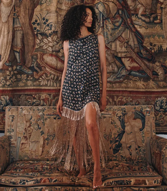 LUMINAIRE DRESS -- COURS LA REINE PAISLEY made by Doen