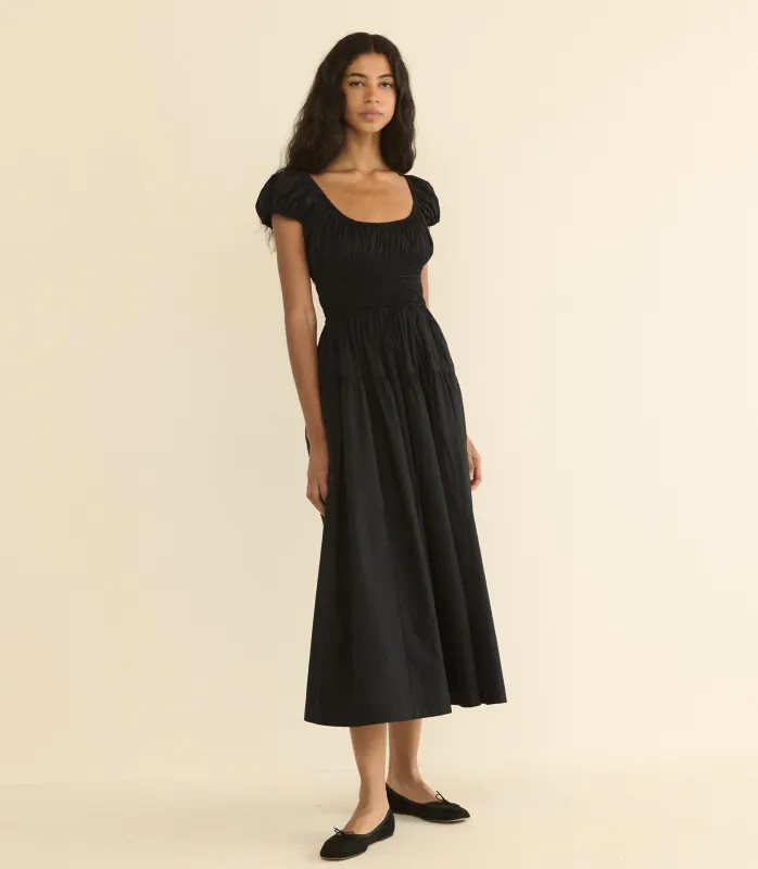 QUINELLE DRESS -- BLACK made by Doen