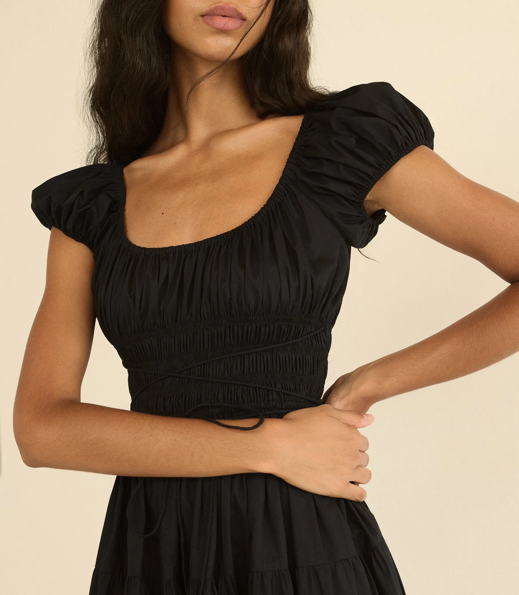 QUINELLE DRESS -- BLACK sold by Doen product image thumbnail 4
