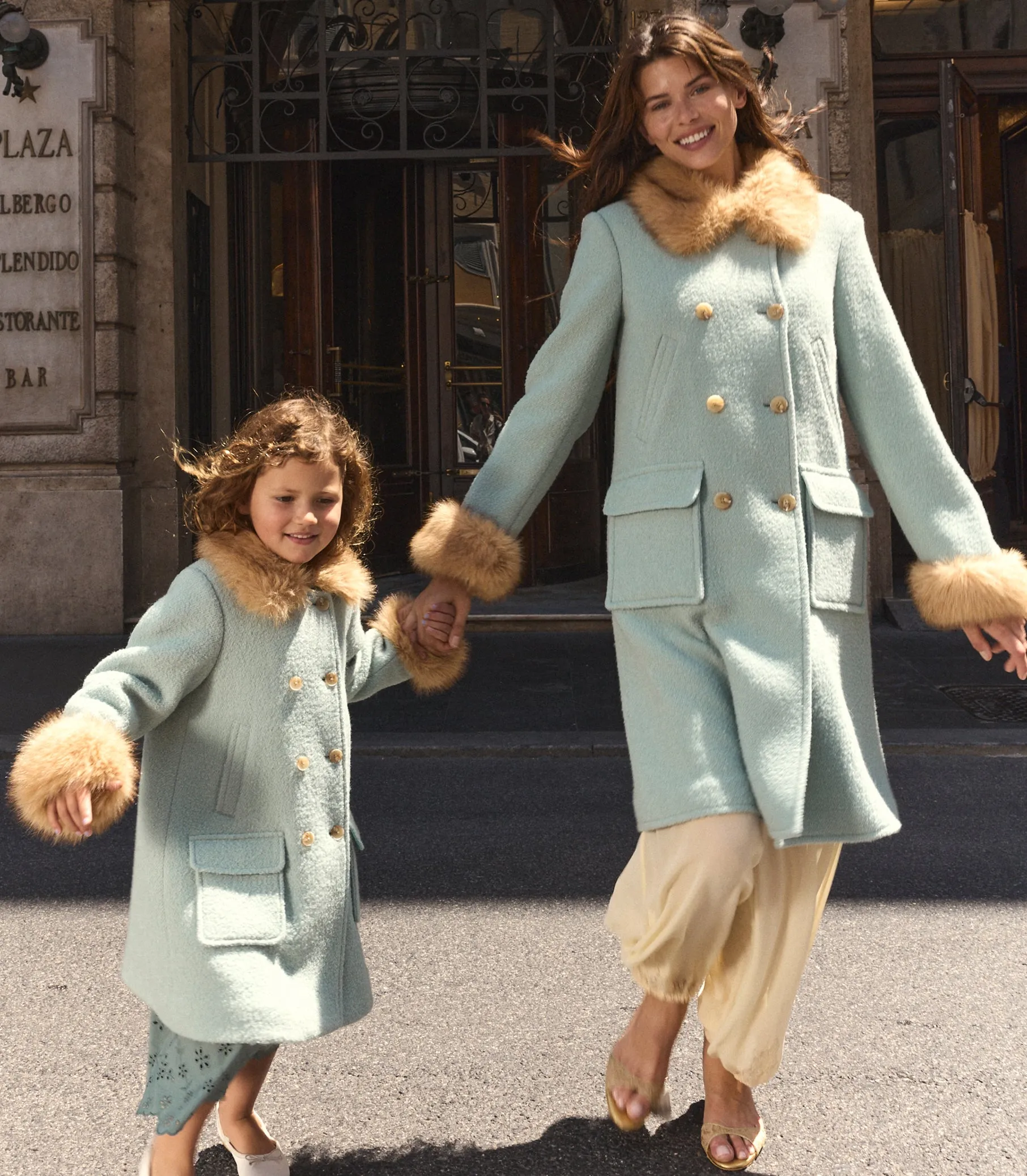 DENEUVE COAT -- BRIGHTON FOG sold by Doen product image thumbnail 4