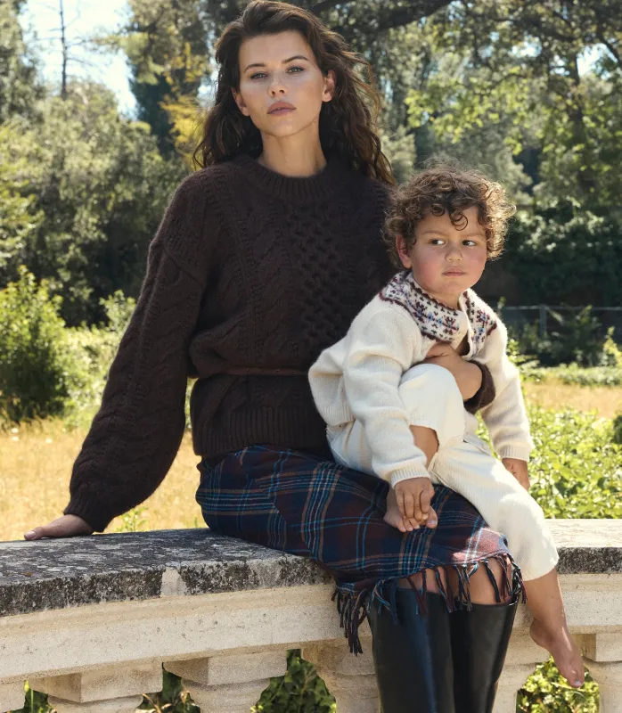 HALLSTATT SWEATER -- SYCAMORE BARK made by Doen