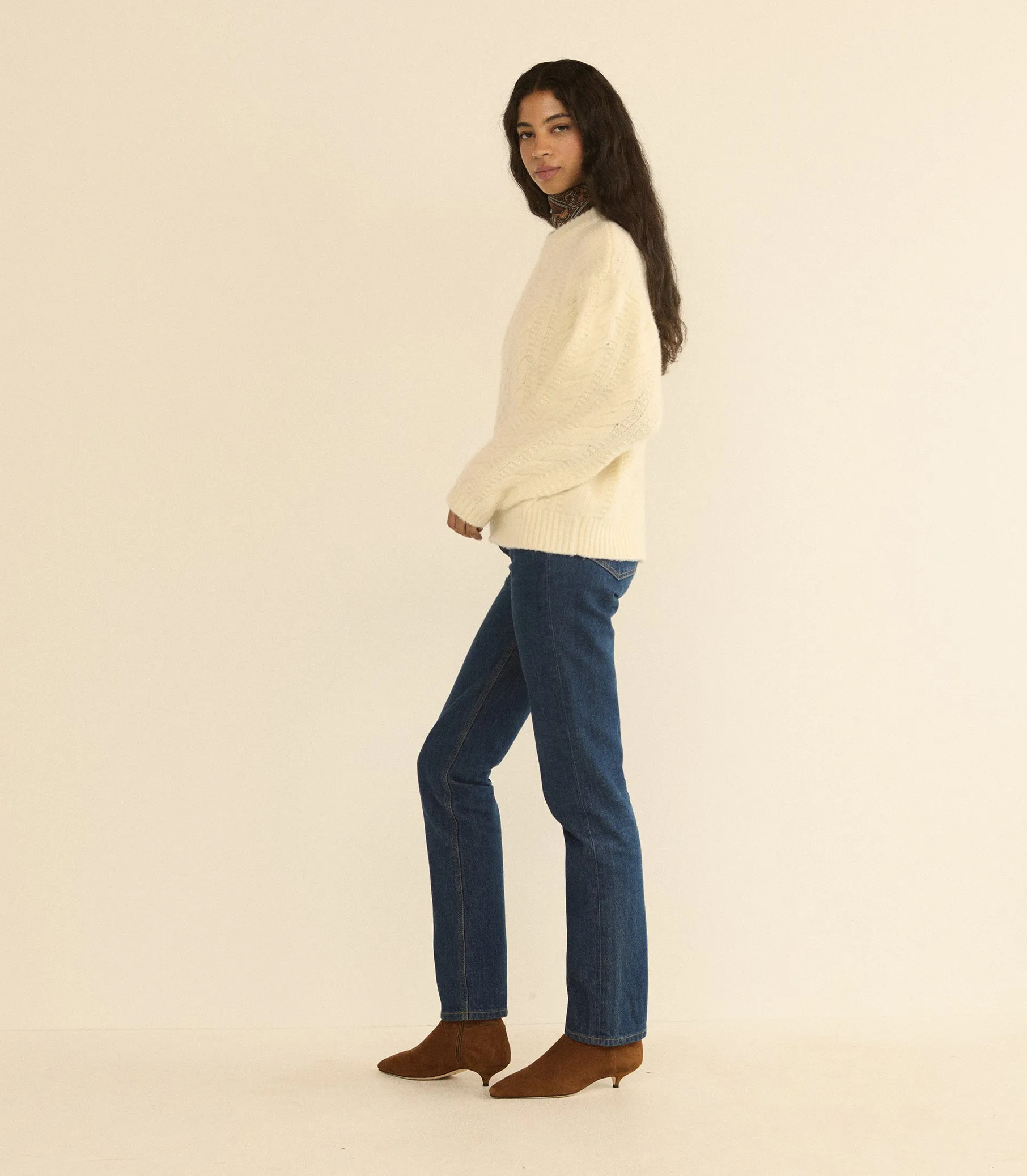 HALLSTATT SWEATER -- IVORY sold by Doen product image thumbnail 5