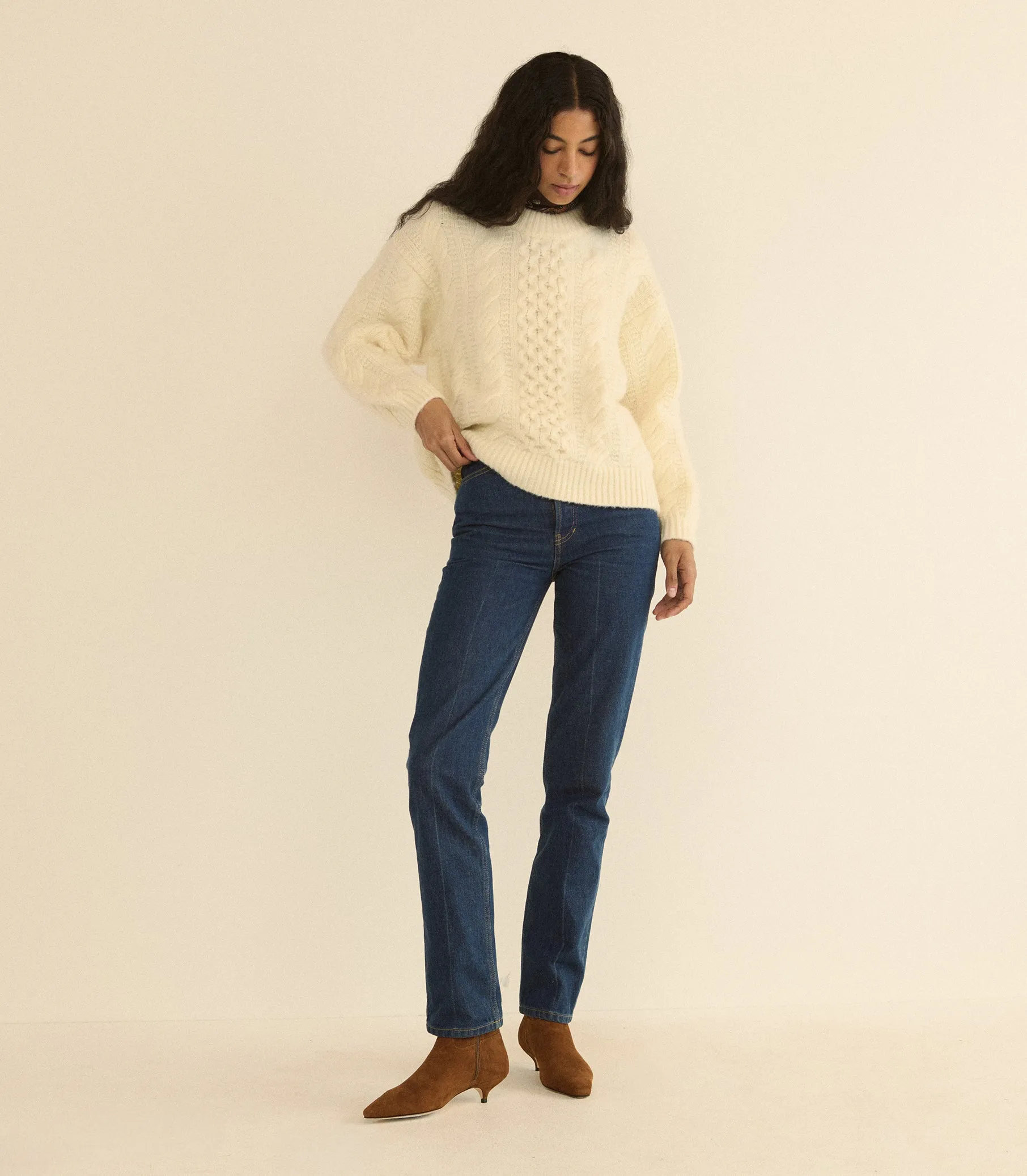 HALLSTATT SWEATER -- IVORY sold by Doen product image thumbnail 2