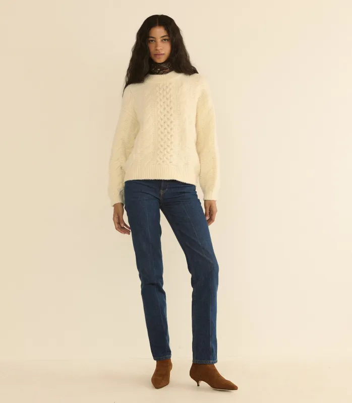HALLSTATT SWEATER -- IVORY made by Doen