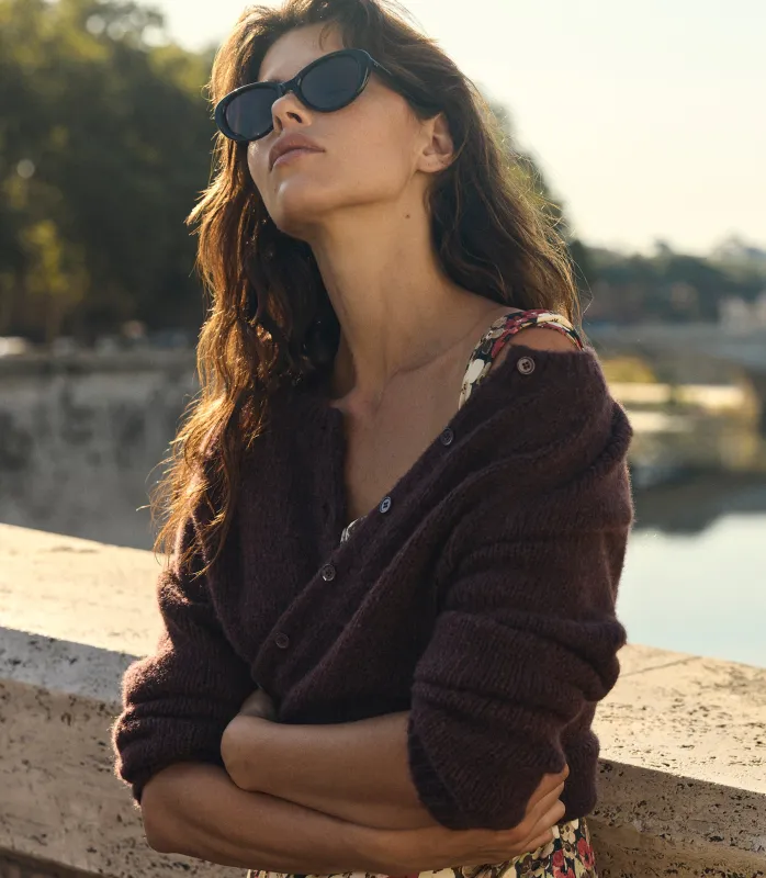 DARCY CARDIGAN -- RED UMBER made by Doen