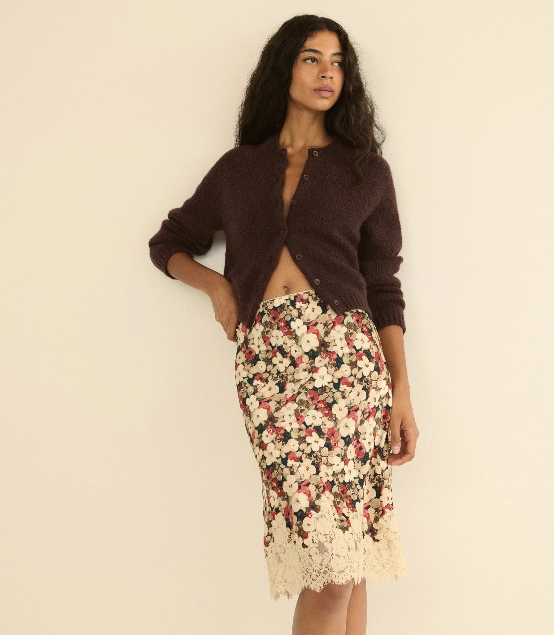 DARCY CARDIGAN -- RED UMBER sold by Doen product image thumbnail 4