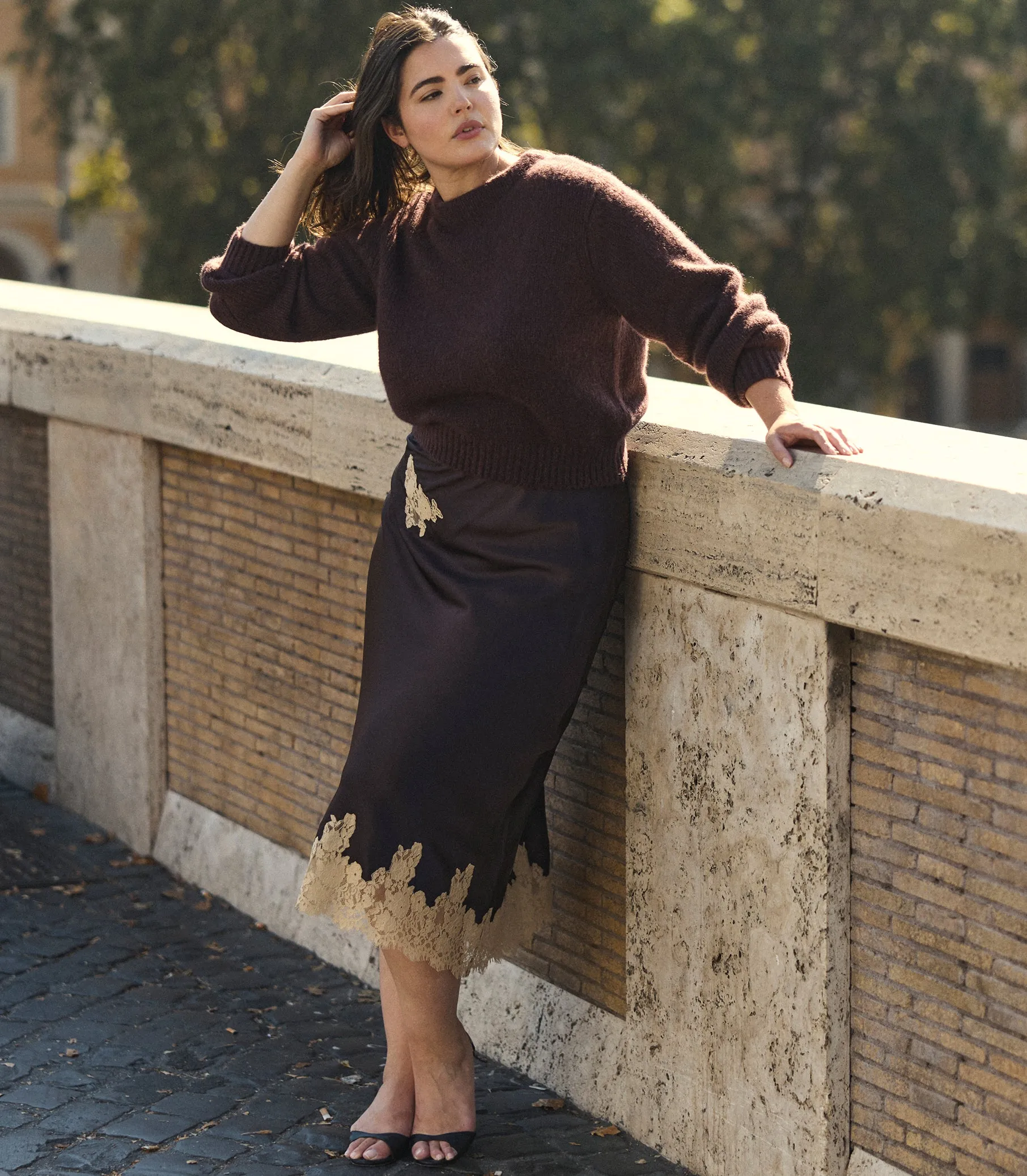 MAIRE SWEATER -- RED UMBER sold by Doen product image thumbnail 2