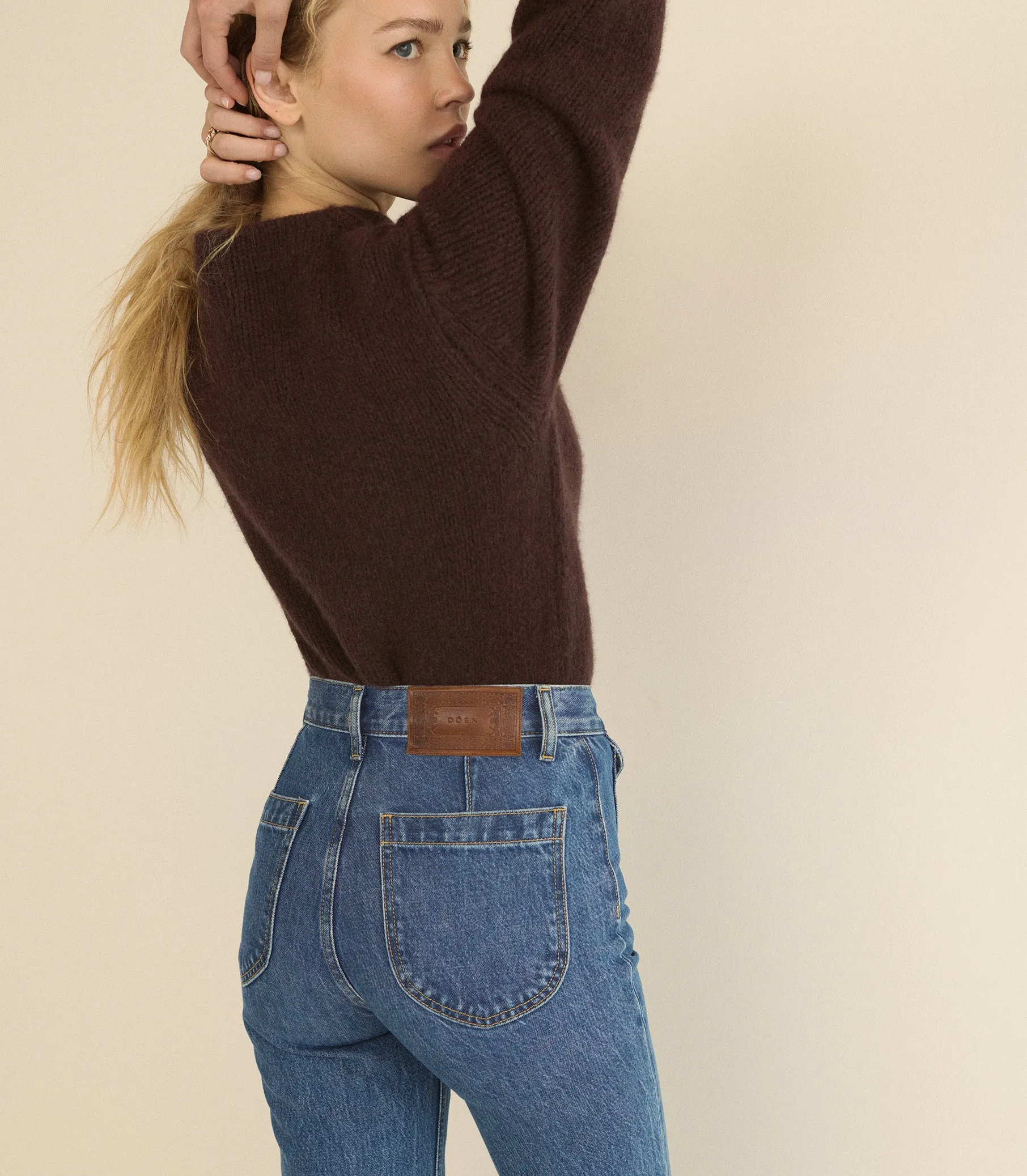 MAIRE SWEATER -- RED UMBER sold by Doen product image thumbnail 5