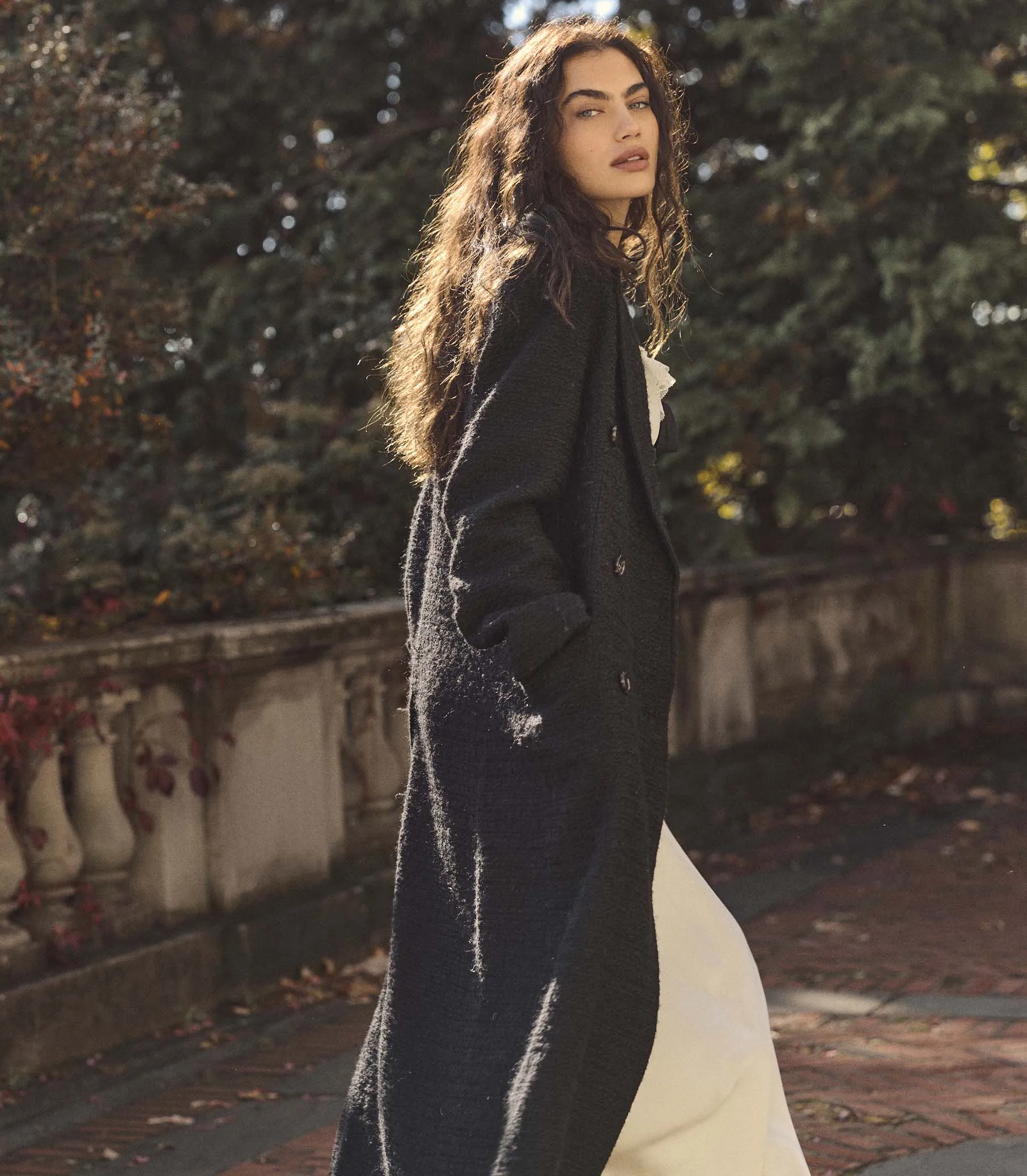 HMD -- WILHELMINA COAT -- BLACK sold by Doen product image thumbnail 3