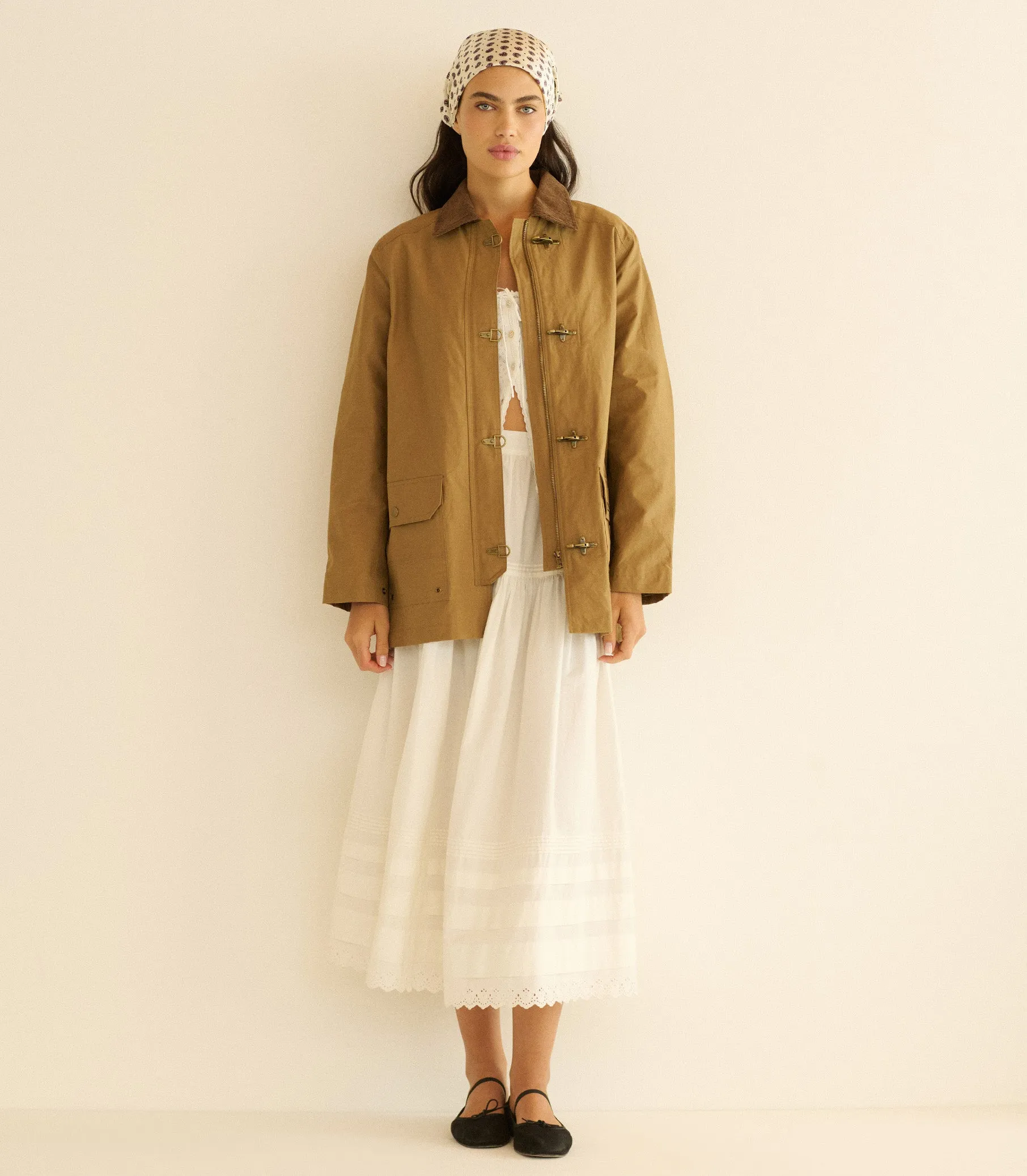 HMD -- WAVERLEY RAINCOAT -- COYOTE sold by Doen product image thumbnail 4