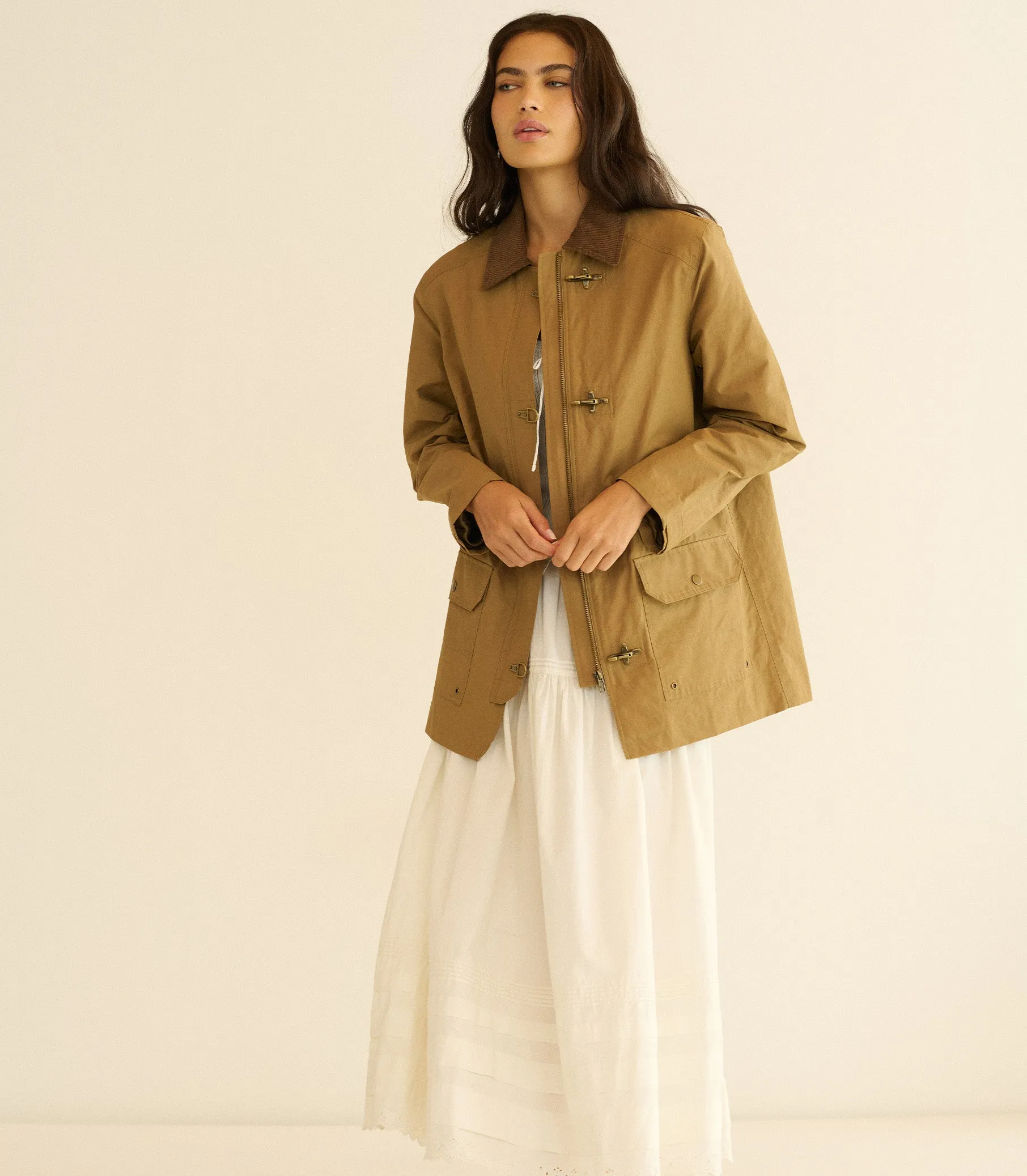 HMD -- WAVERLEY RAINCOAT -- COYOTE sold by Doen product image thumbnail 2