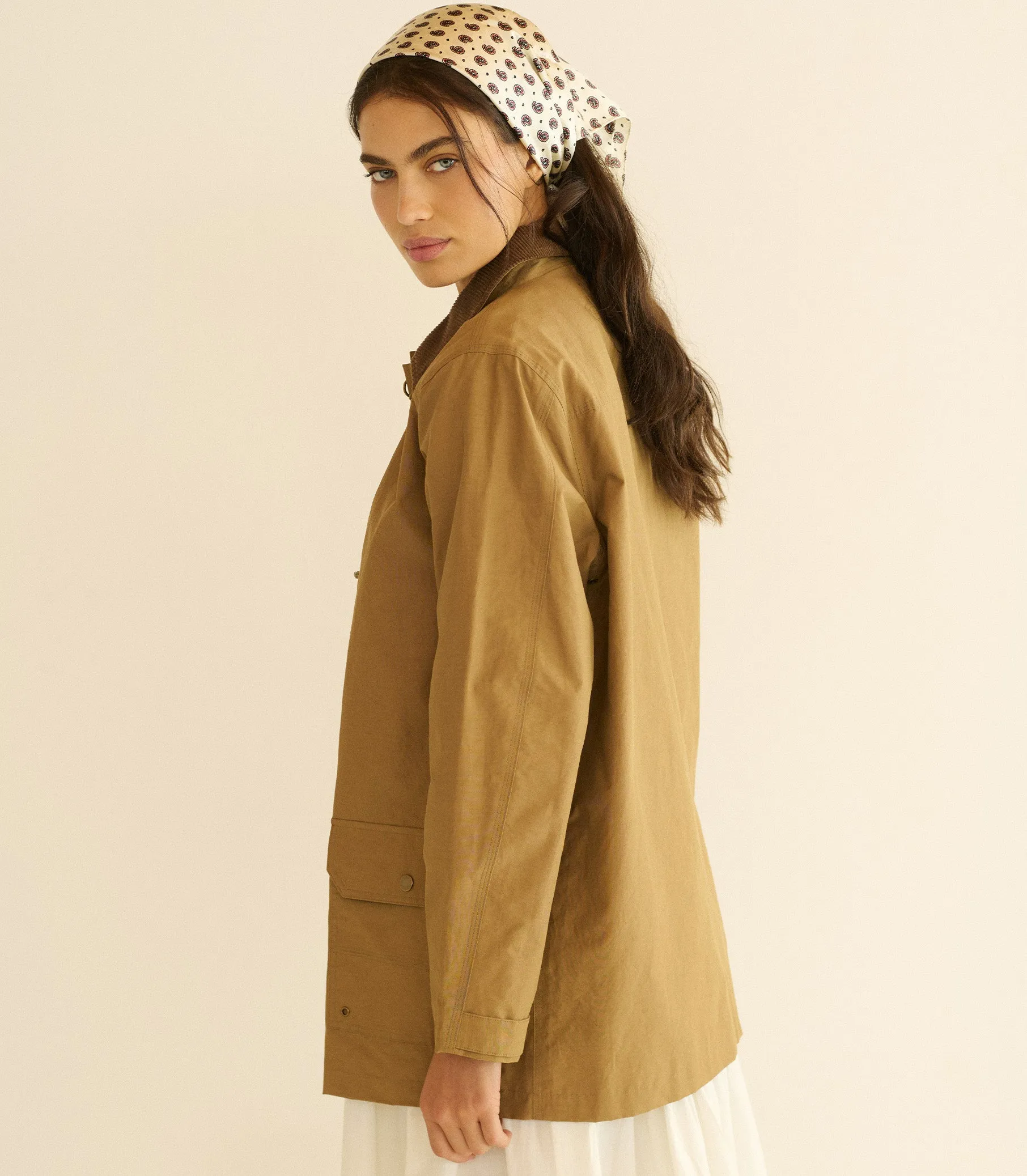 HMD -- WAVERLEY RAINCOAT -- COYOTE sold by Doen product image thumbnail 5