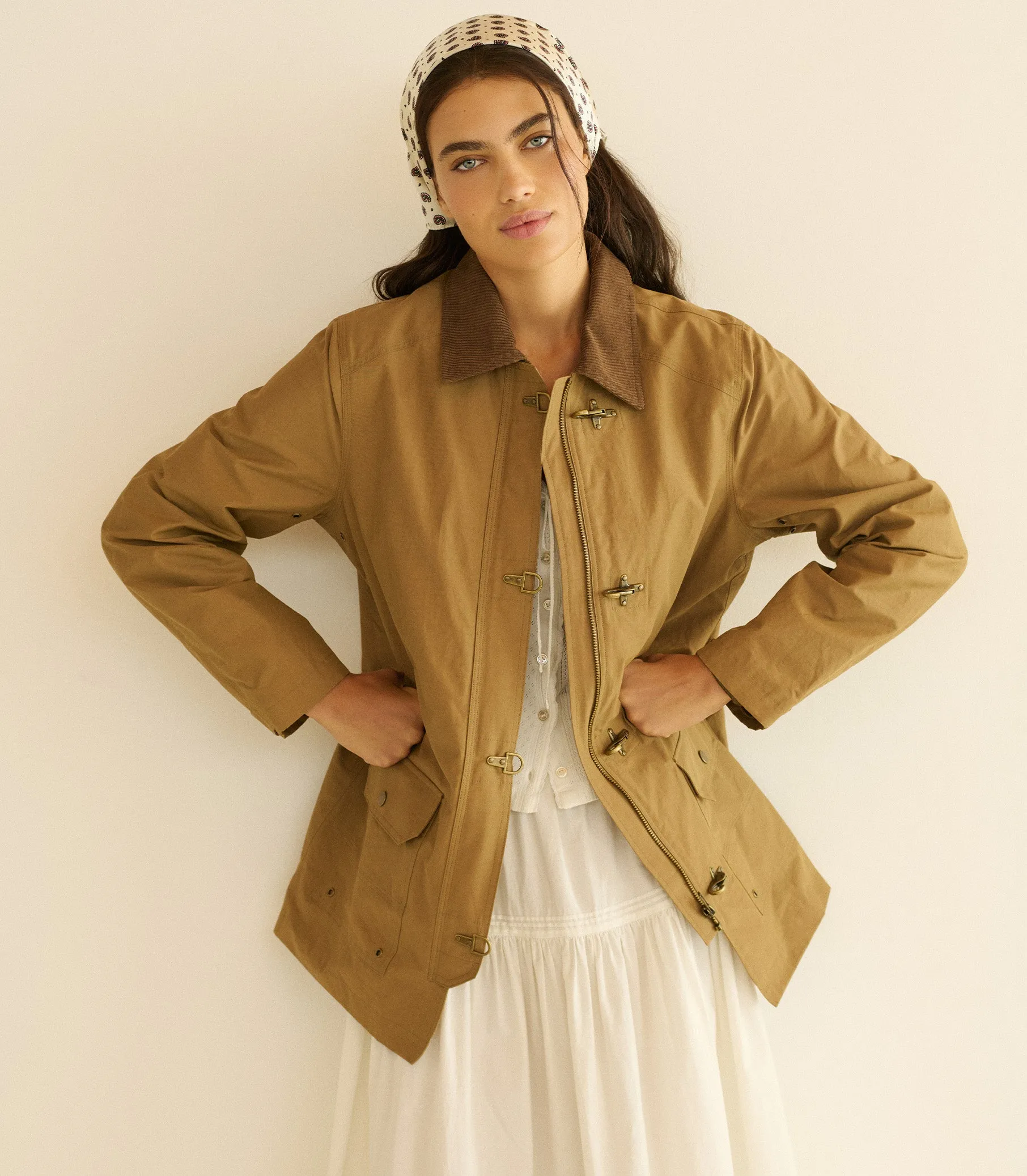 HMD -- WAVERLEY RAINCOAT -- COYOTE sold by Doen product image thumbnail 3