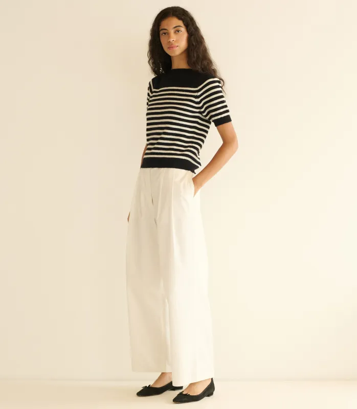 HMD -- VIDETTE SWEATER -- MARCEAU STRIPE made by Doen