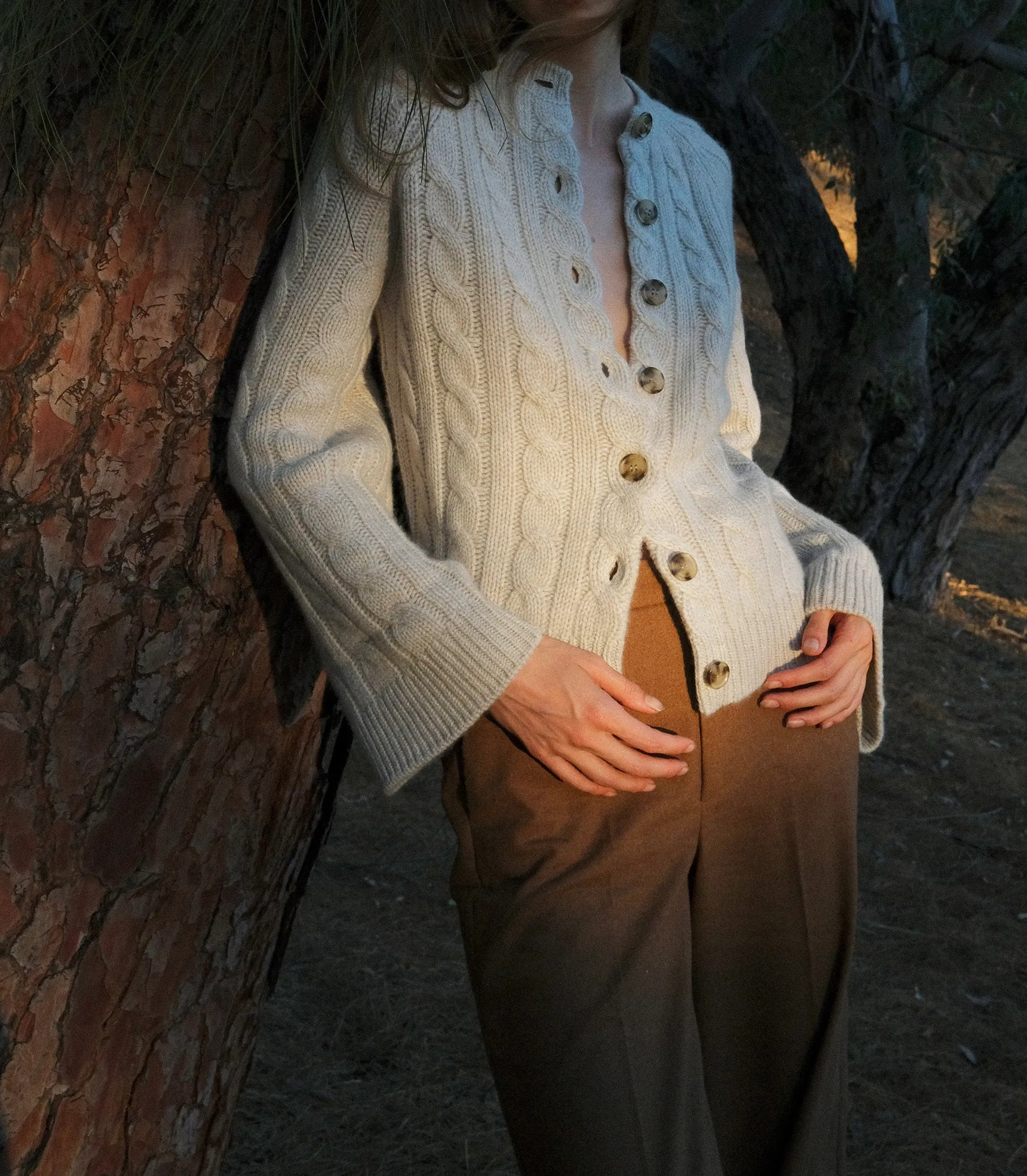 HMD -- VIRGINIE CASHMERE CARDIGAN -- COTTAGE sold by Doen product image thumbnail 5
