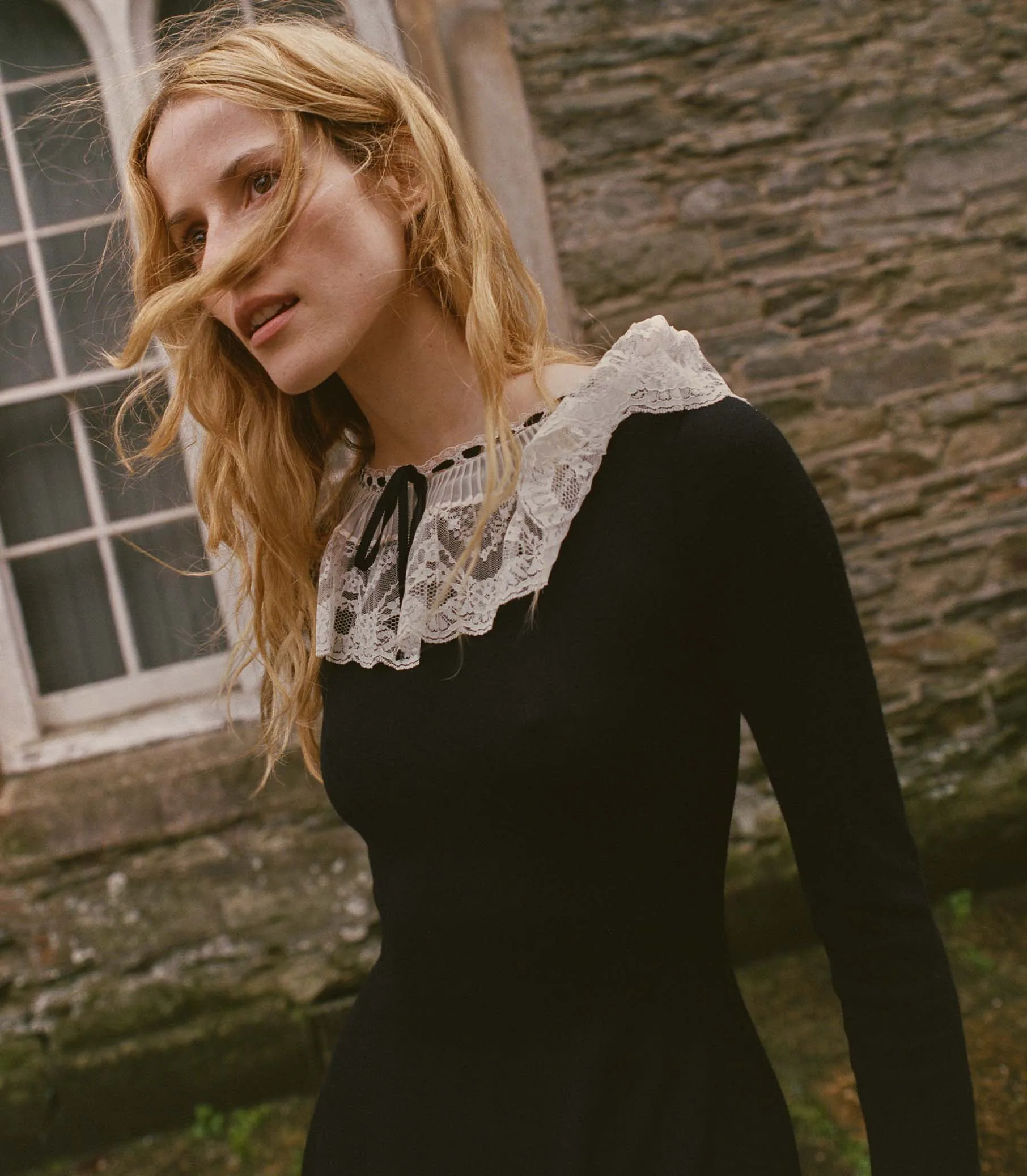 HMD -- SANDRINE DRESS -- BLACK sold by Doen product image thumbnail 4