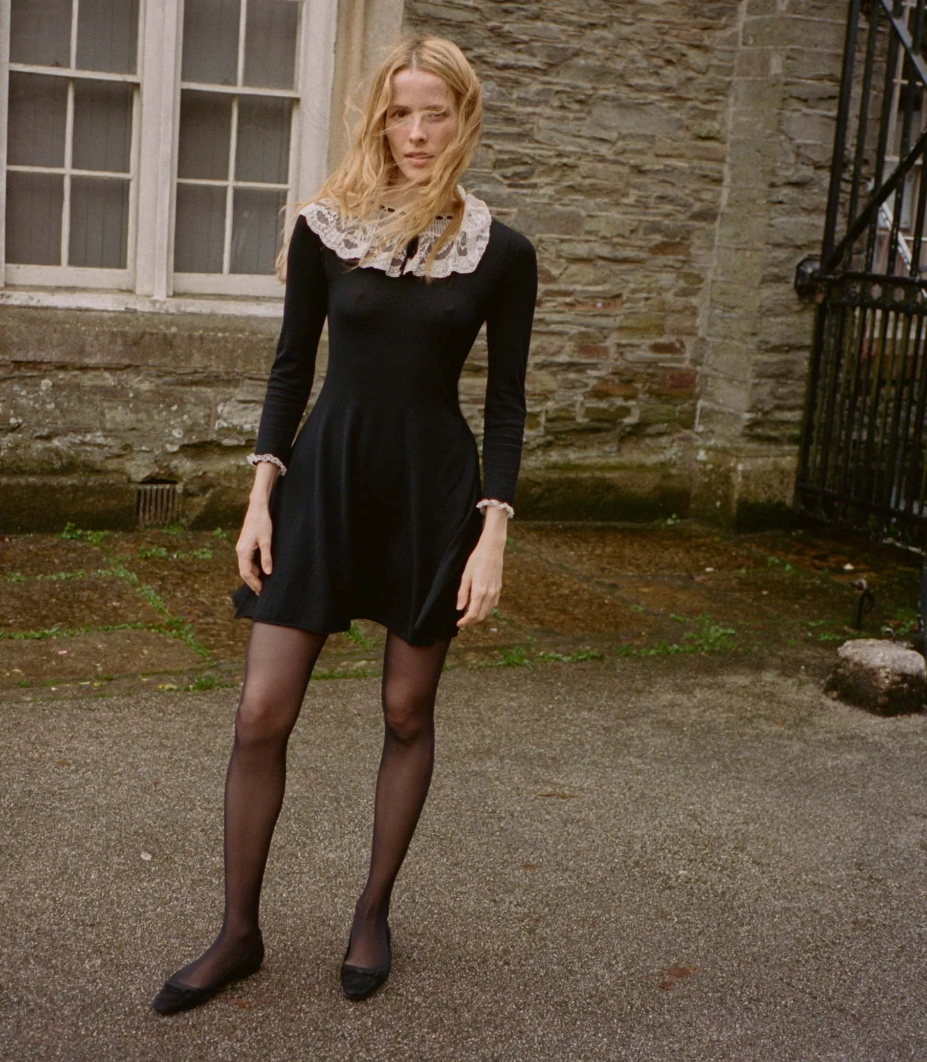 HMD -- SANDRINE DRESS -- BLACK sold by Doen product image thumbnail 2