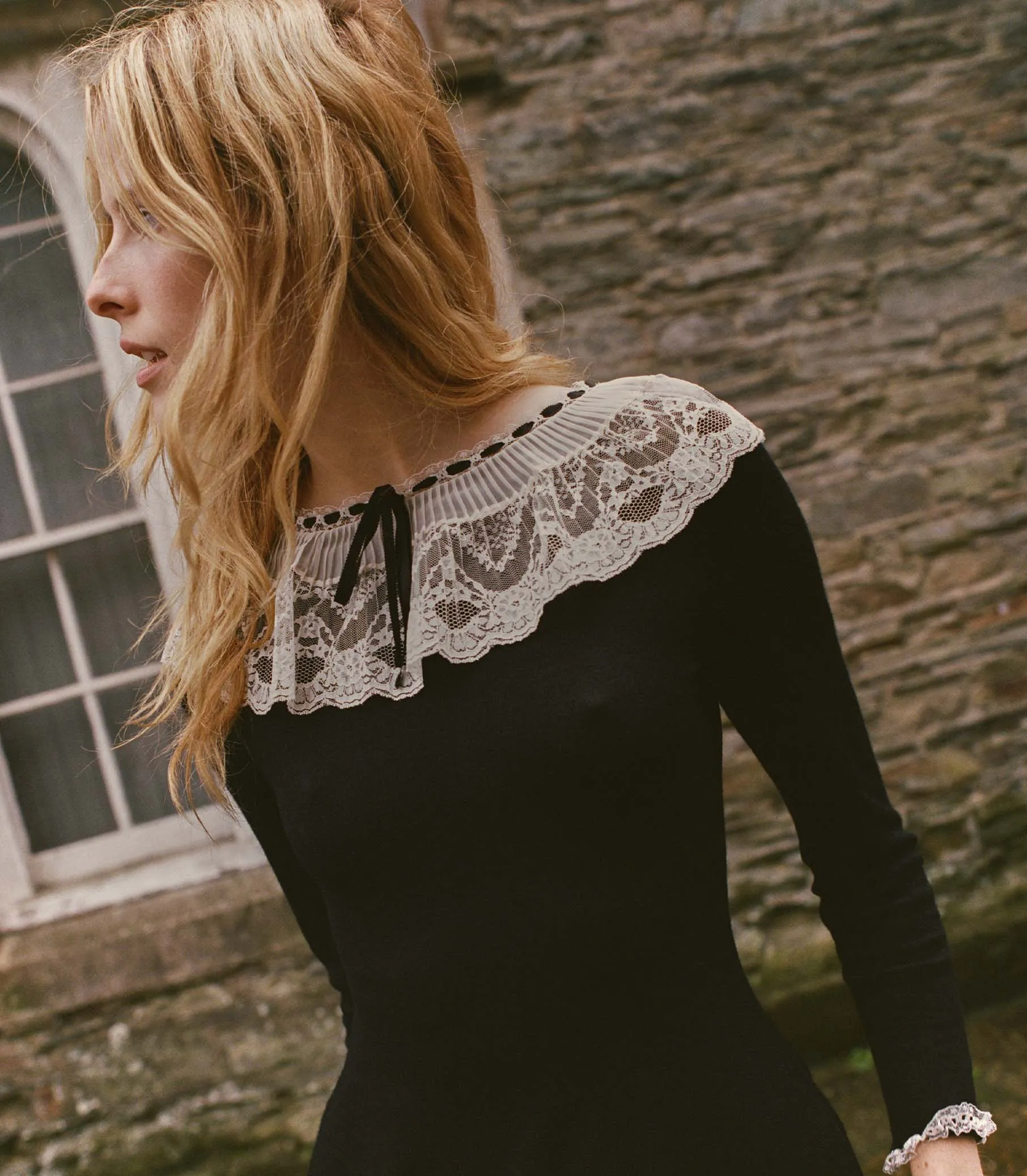 HMD -- SANDRINE DRESS -- BLACK sold by Doen product image thumbnail 5
