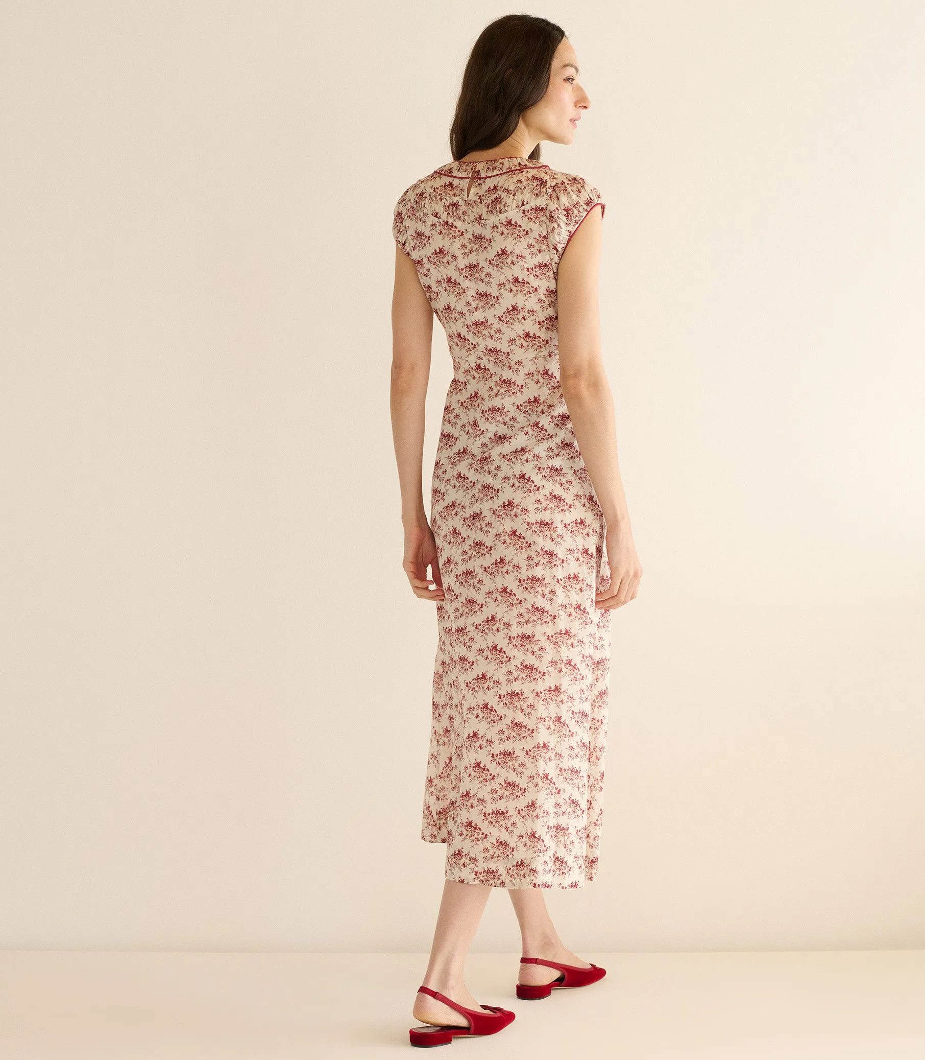 HMD -- RAPHAELA DRESS -- IVORY ROSIER FLORAL sold by Doen product image thumbnail 5