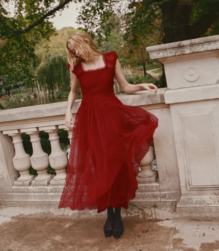 HMD -- PAMELINA DRESS -- ROSSO made by Doen