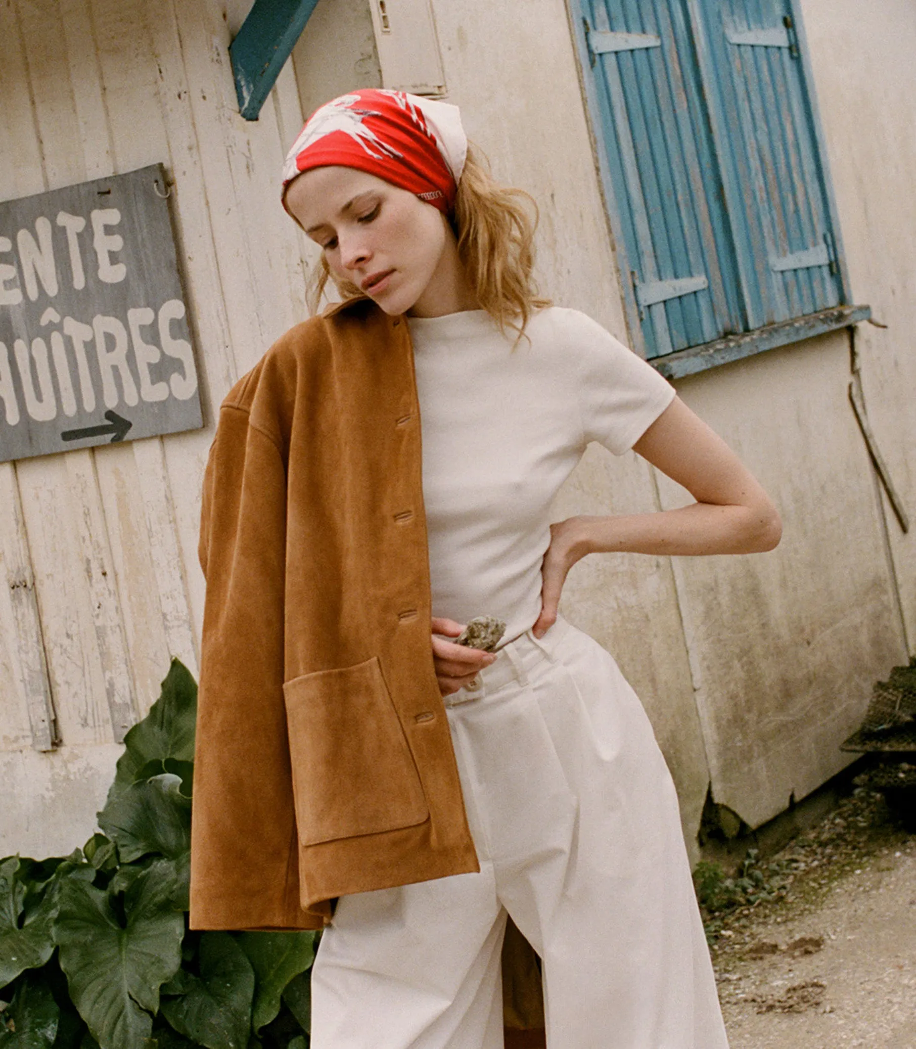 HMD -- NOLAN SUEDE JACKET -- WILD CHICORY sold by Doen product image thumbnail 5