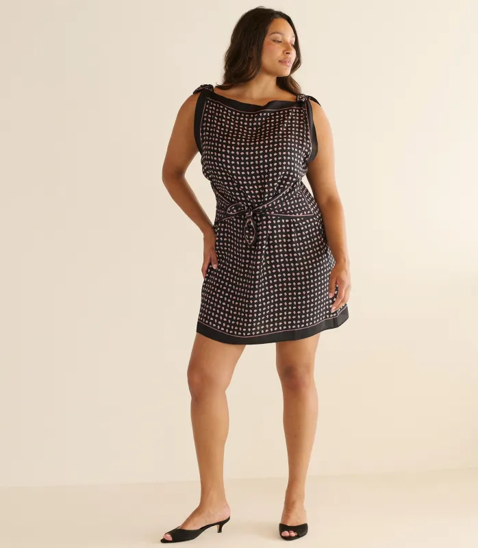 HMD -- MILLANE DRESS -- CARDINALE FOULARD made by Doen