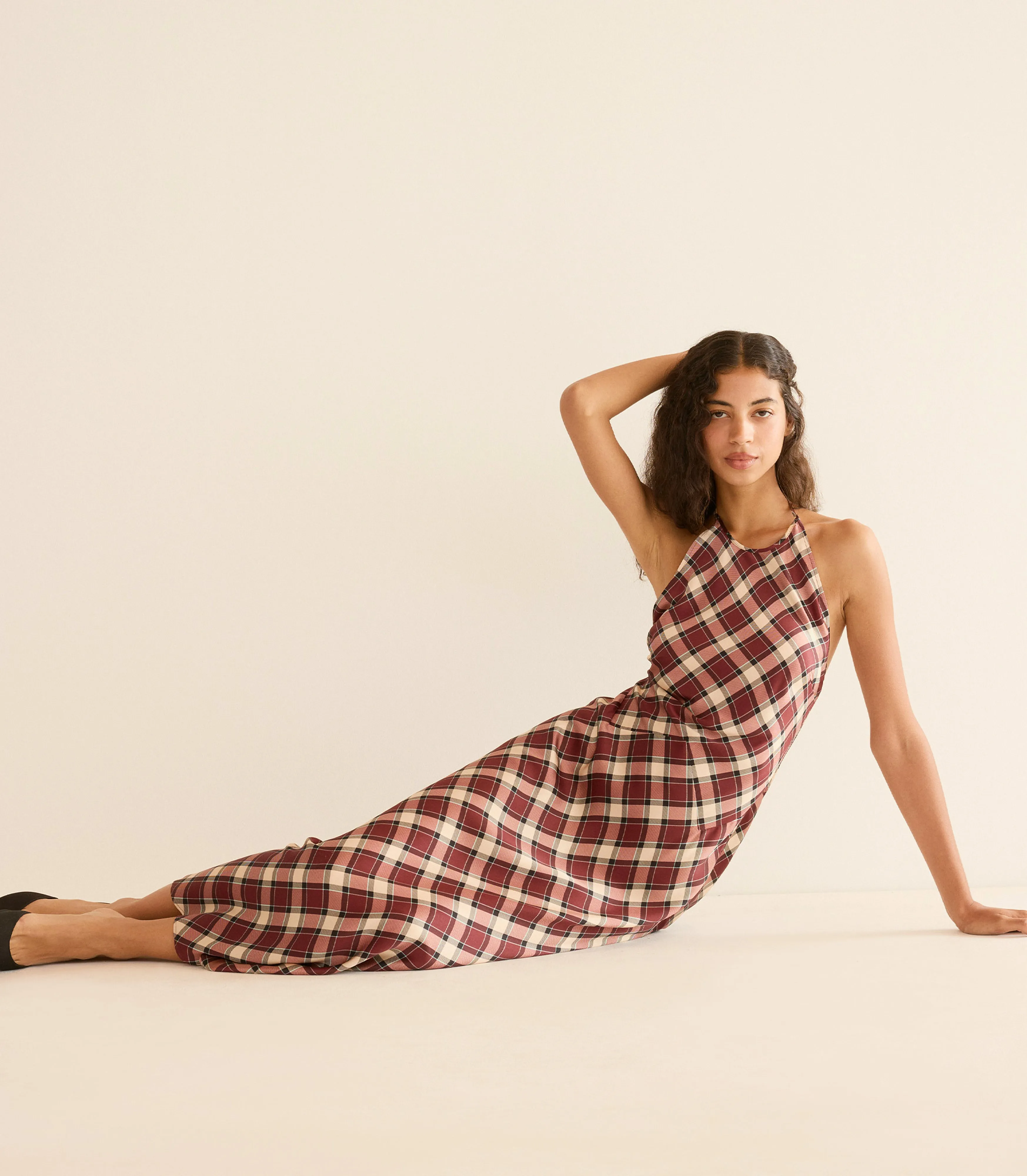 HMD -- MAXIME DRESS -- NORFOLK PLAID sold by Doen product image thumbnail 5