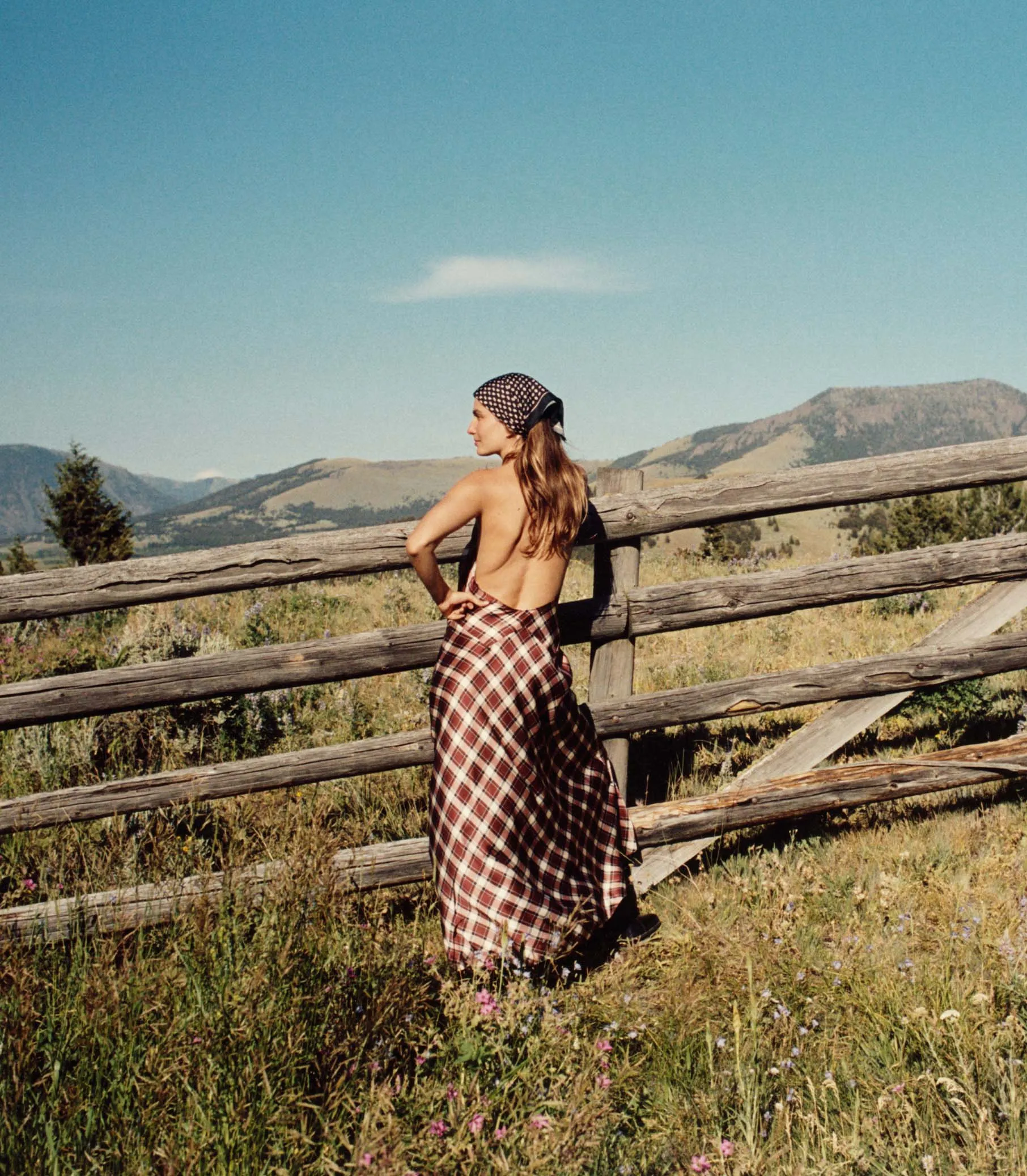 HMD -- MAXIME DRESS -- NORFOLK PLAID sold by Doen product image thumbnail 4