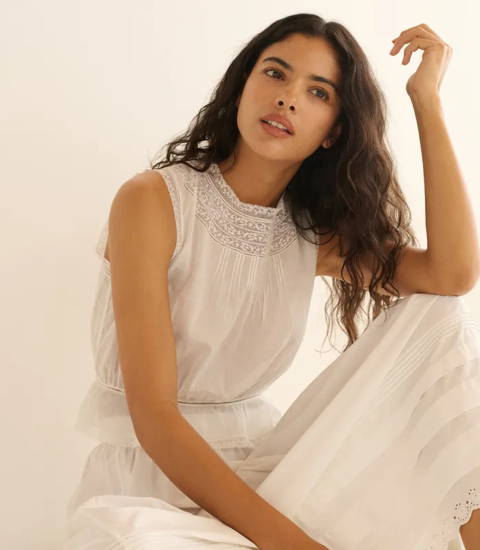 HMD -- LILIBET TOP -- SALT made by Doen