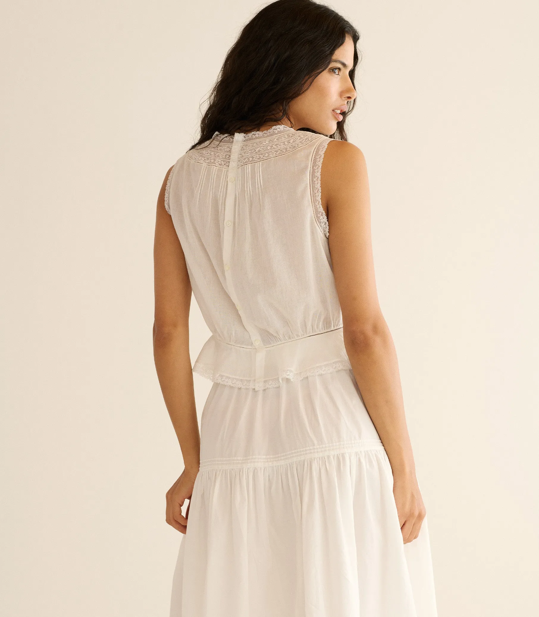 HMD -- LILIBET TOP -- SALT sold by Doen product image thumbnail 4