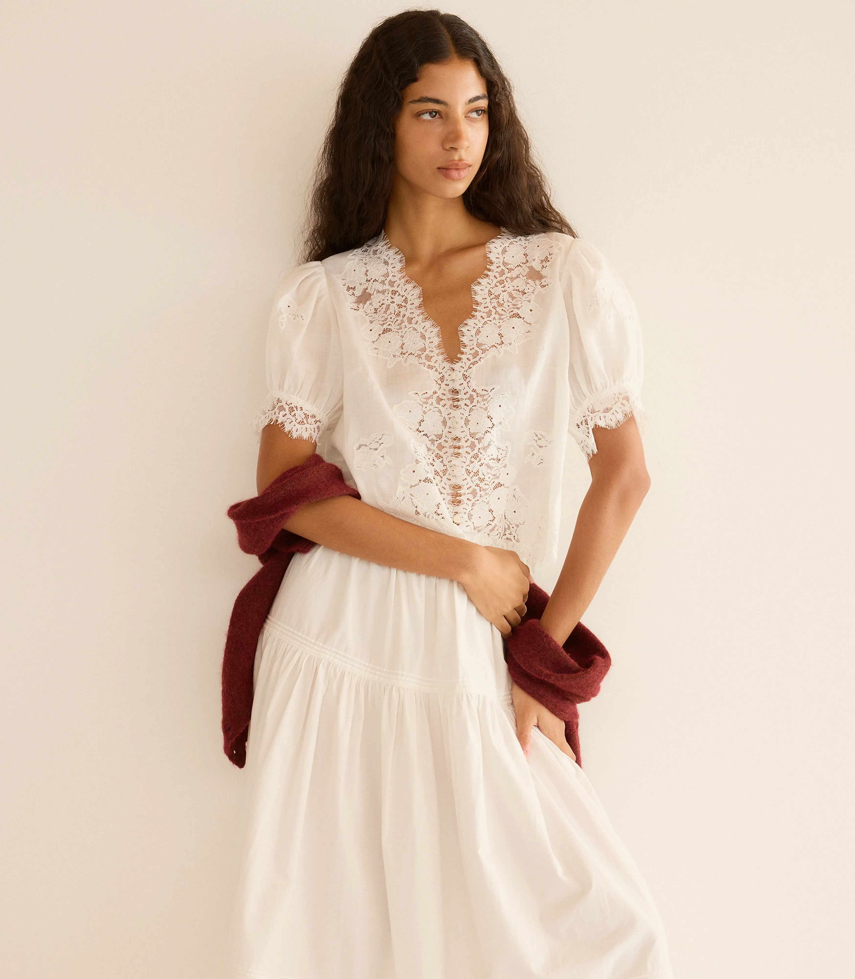 HMD -- IDELLA TOP -- SALT sold by Doen product image thumbnail 3