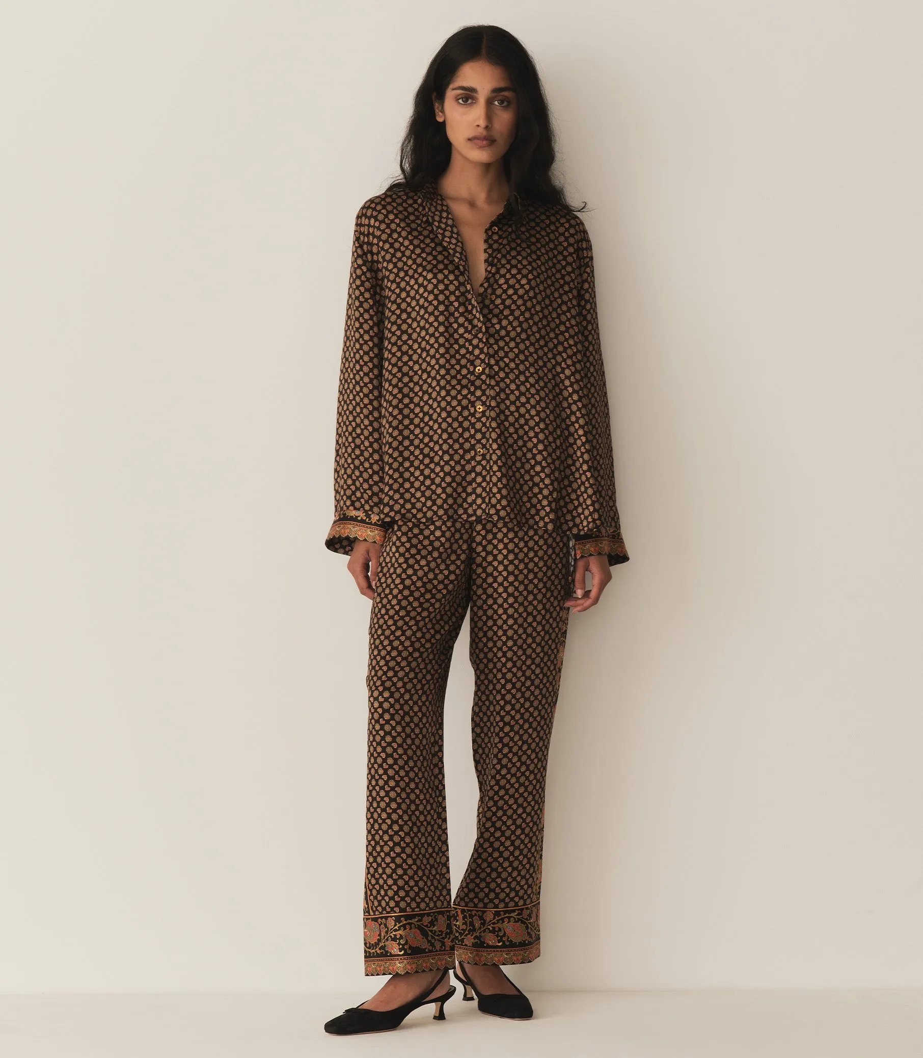 HMD -- HILLA TOP -- BEAUVOIR PAISLEY sold by Doen product image thumbnail 4