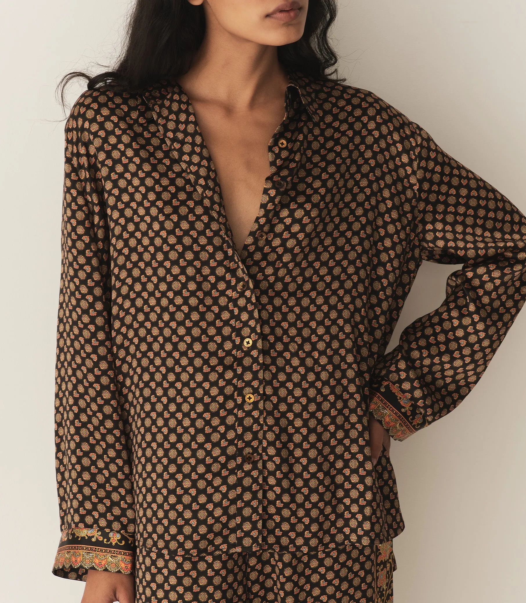 HMD -- HILLA TOP -- BEAUVOIR PAISLEY sold by Doen product image thumbnail 5