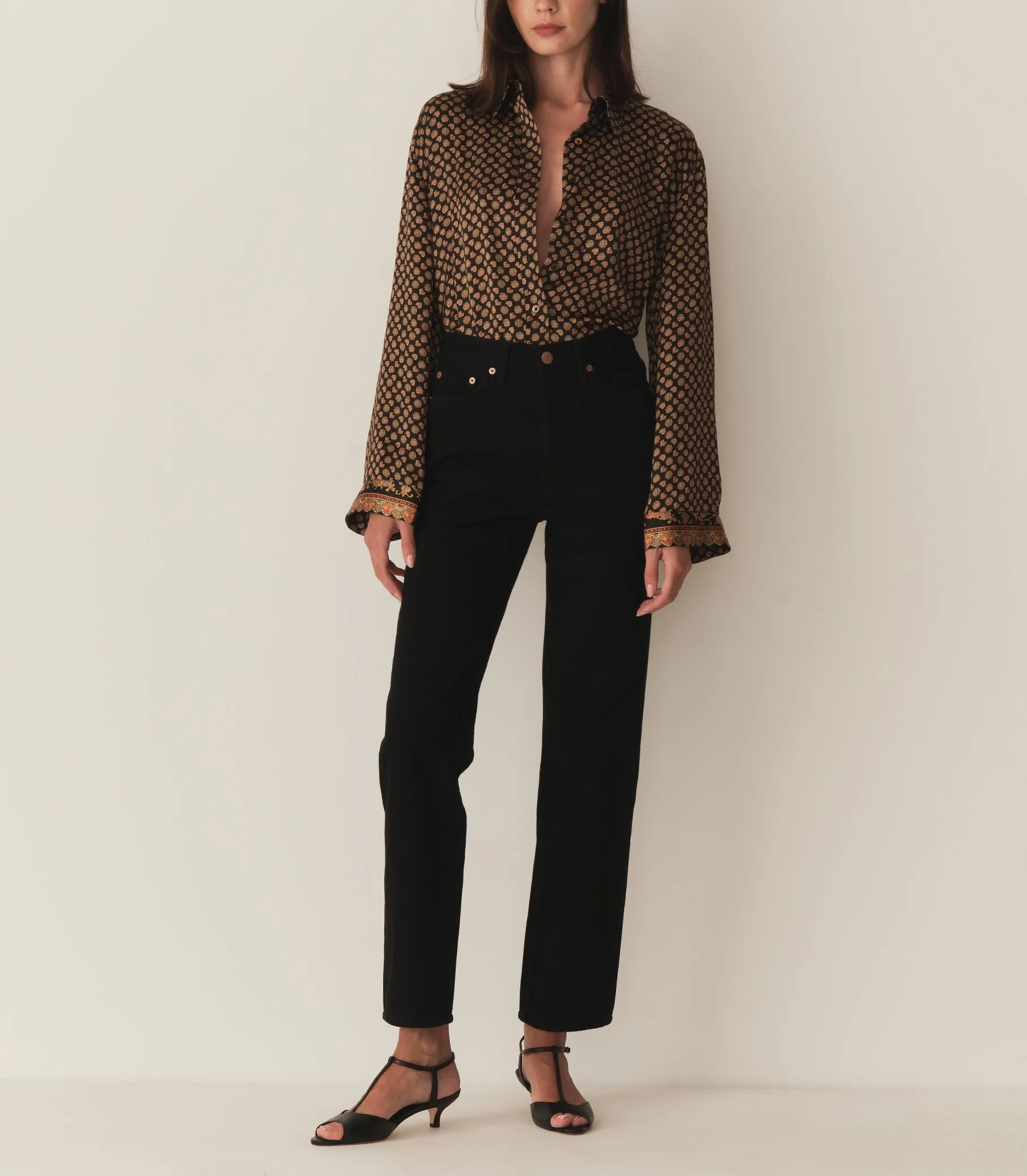 HMD -- HILLA TOP -- BEAUVOIR PAISLEY sold by Doen product image thumbnail 2