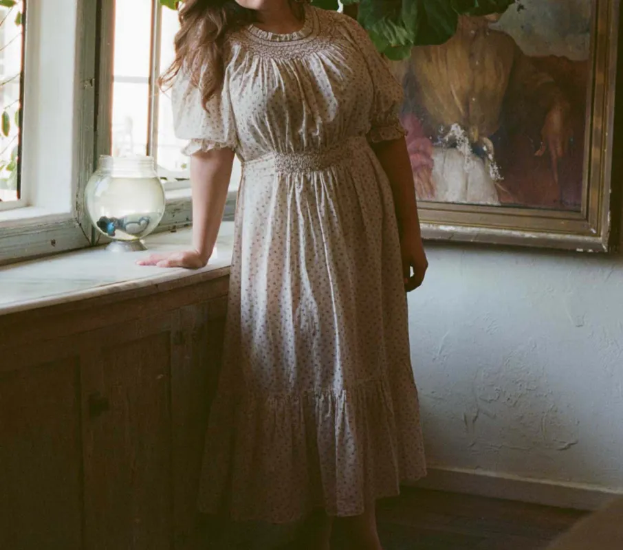 HMD -- ISIDORE DRESS -- CREAM PARC MONCEAU made by Doen