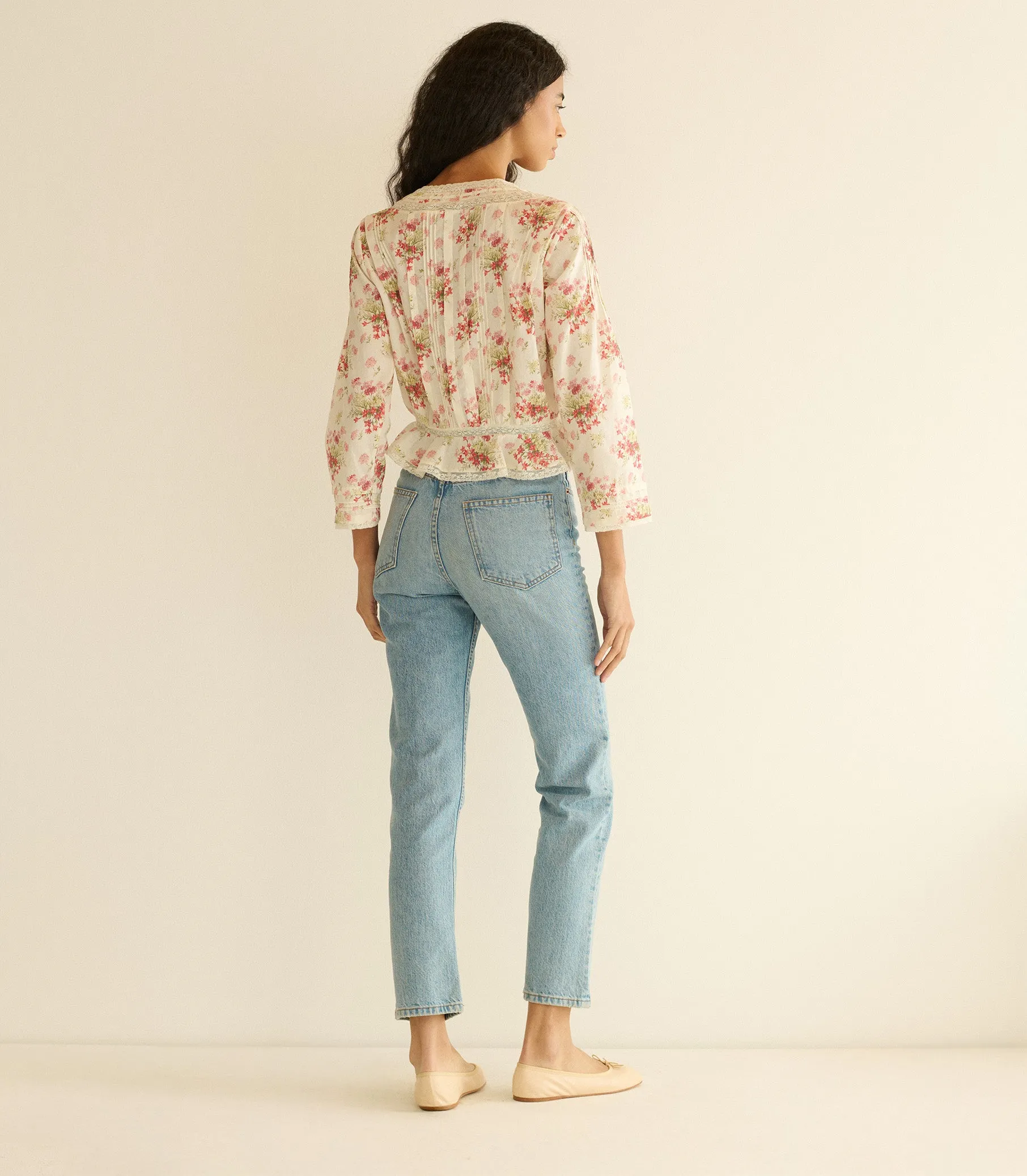 HMD -- HILLOCK TOP -- IVORY LANTANA FLORAL sold by Doen product image thumbnail 4